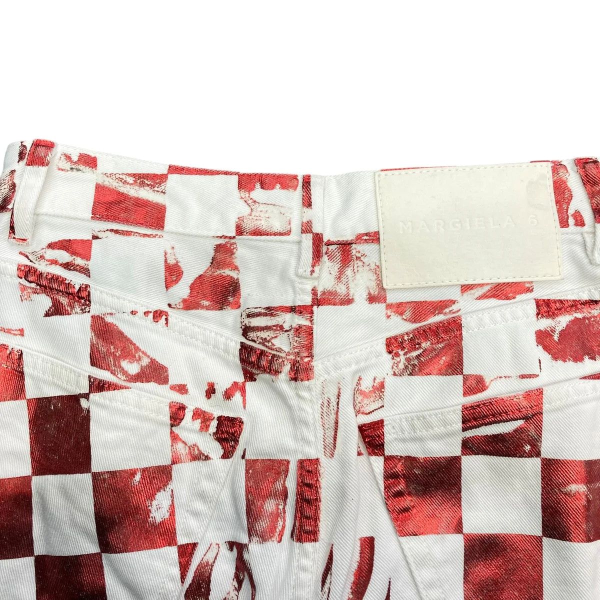 Maison Margiela SS22 Painted Straight Leg Denim Pants Size 28" / US 6 / IT 42 - 4 Thumbnail