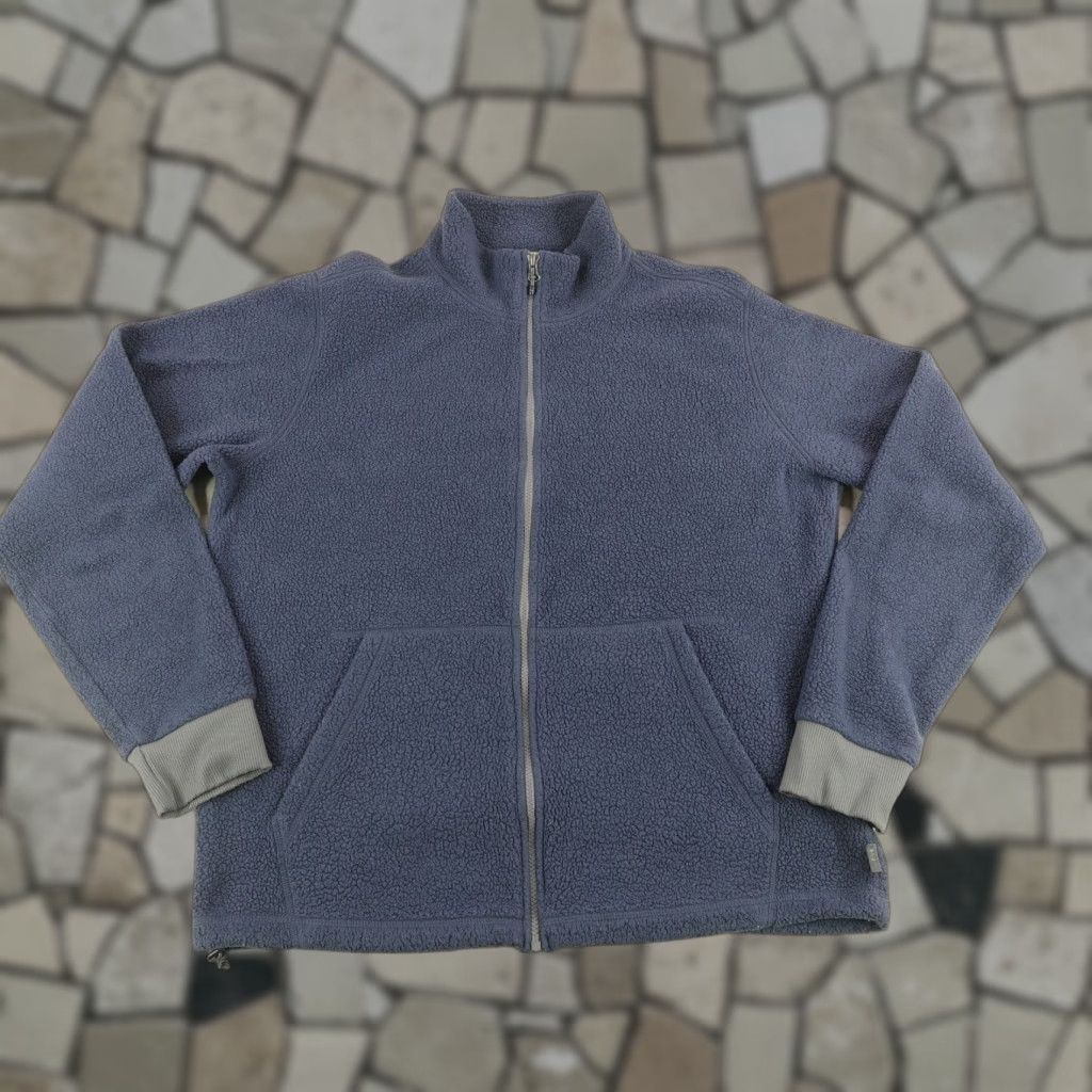 Vintage REI Jacket Mens Large Blue Sherpa Fleece Groundbreaker Co Op Full Zip Up Coat Size US L / EU 52-54 / 3 - 1 Thumbnail