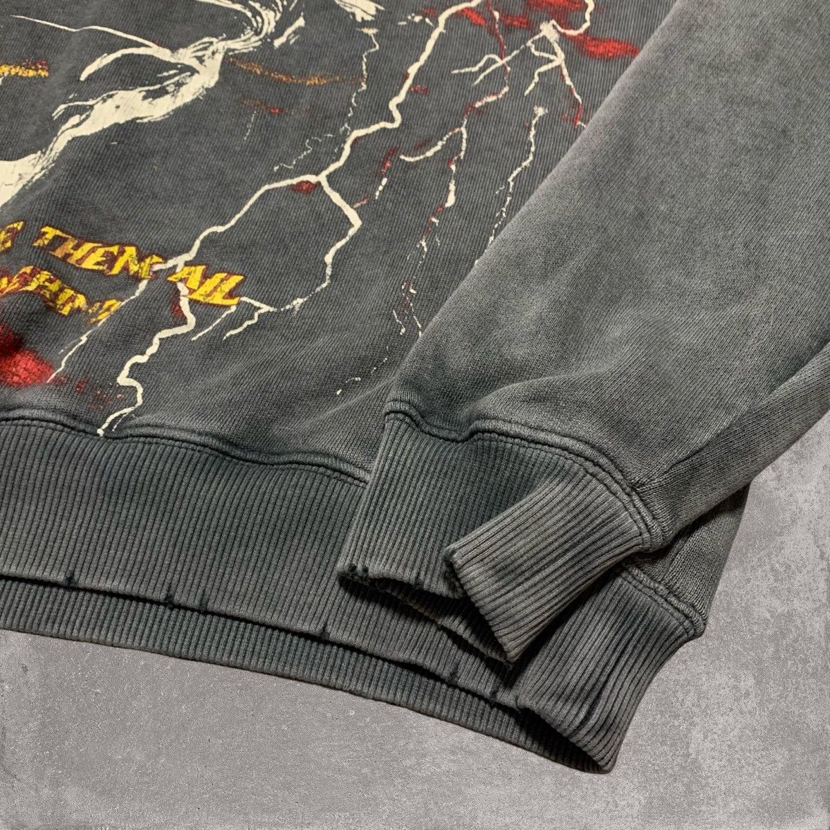 Represent Clo. Represent XS Spirit Angel Vintage Grey Sweater Sweatshirt Size US XS / EU 42 / 0 - 5 Thumbnail