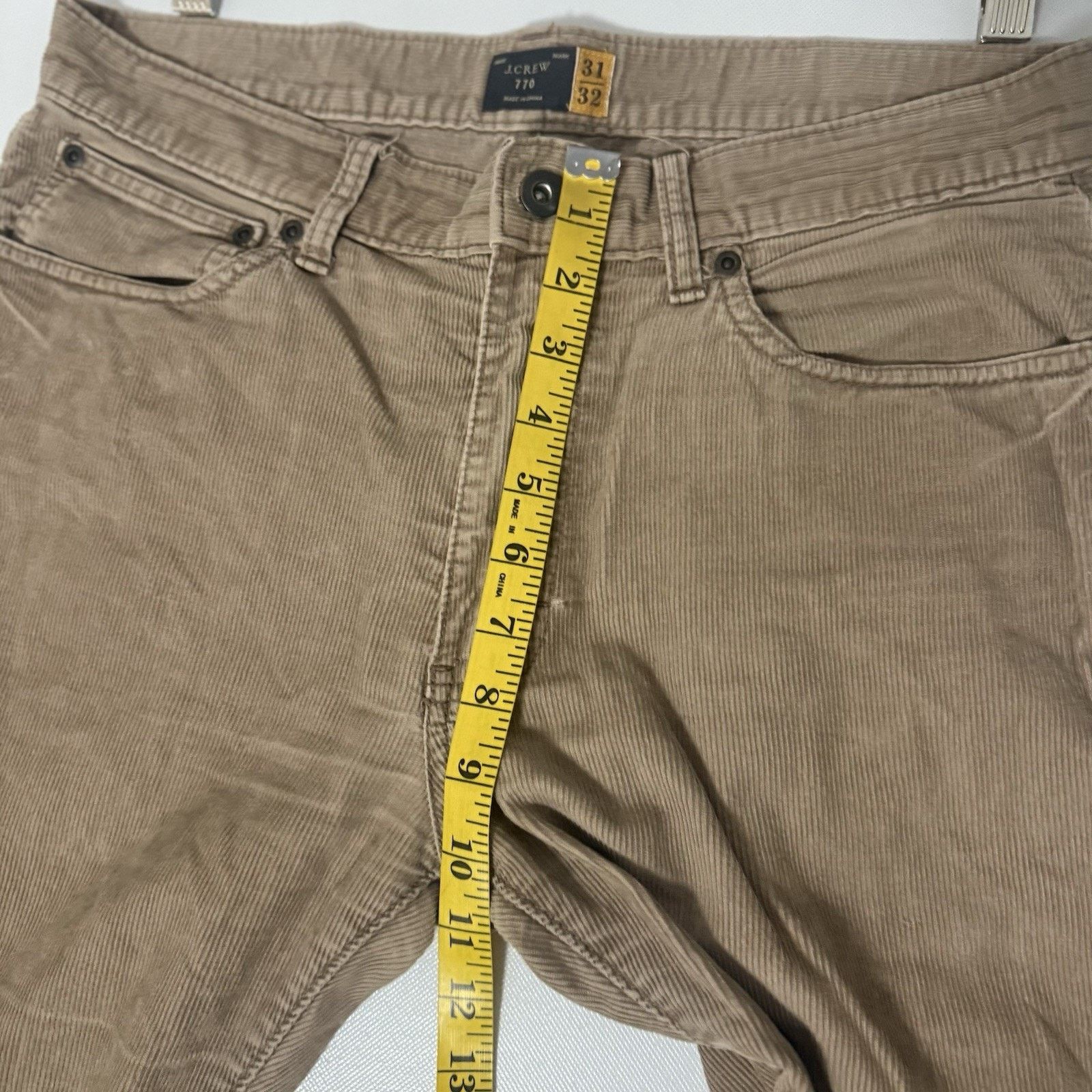J.Crew J Crew Pants 770 Corduroy Straight Leg Comfort Casual Office Size US 31 - 5 Thumbnail