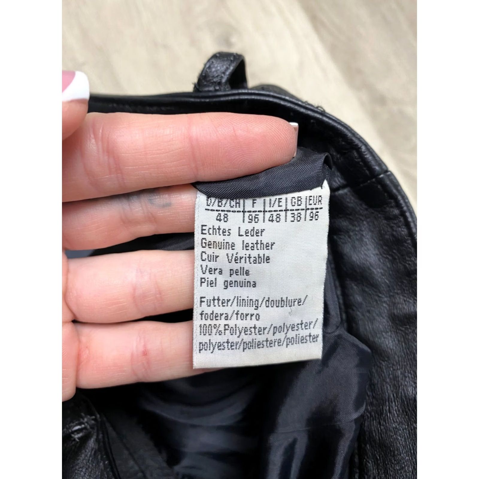 Vintage VINTAGE Leather Pants Mens Pants Biker Motorcycle Size 48 M Black Leather 32in Waist 32in Inseam 20cm Leg Opening 42cm Waist Band 105cm Outseam 78cm Size US 31 - 5 Thumbnail
