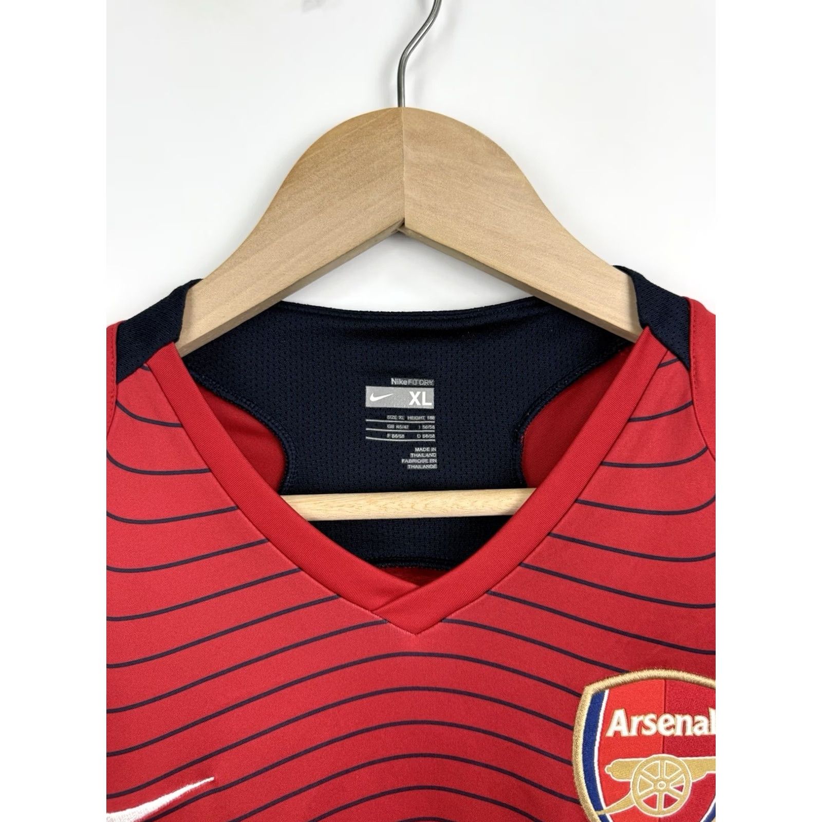 Nike VINTAGE Nike Arsenal Jersey Soccer Football Shirt XL Men Red 2007/08 Size US XL / EU 56 / 4 - 7 Thumbnail