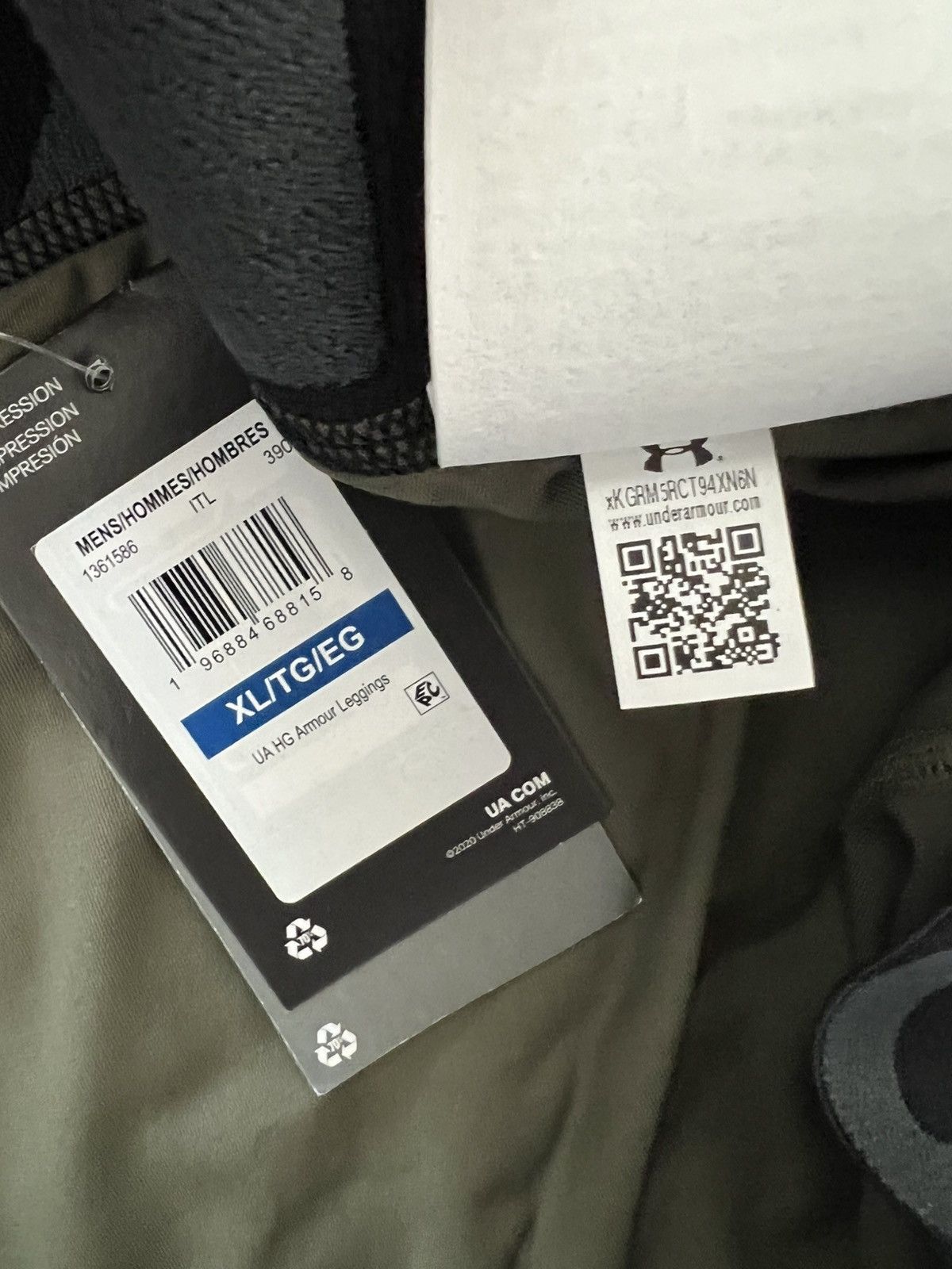 Under Armour Under Armour Heatgear Armour Leggings OD Green Size US 34 / EU 50 - 9 Thumbnail