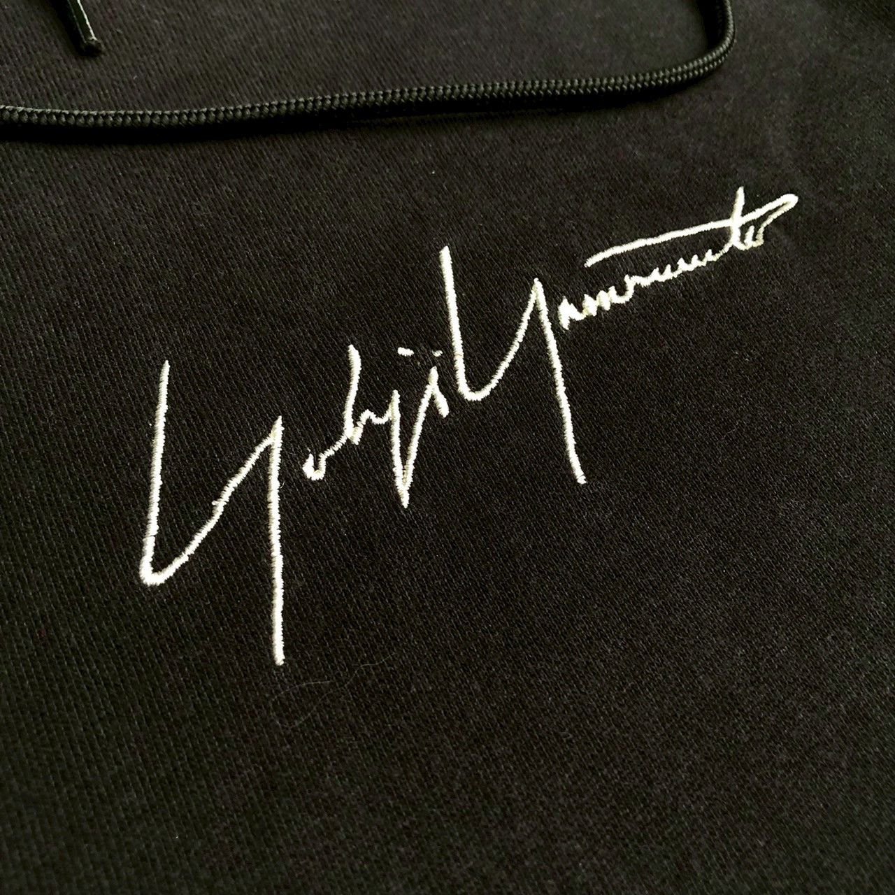 New Era × Yohji Yamamoto Yohji Yamamoto x New Era Embroidered Logo Hoodie Size US L / EU 52-54 / 3 - 5 Thumbnail
