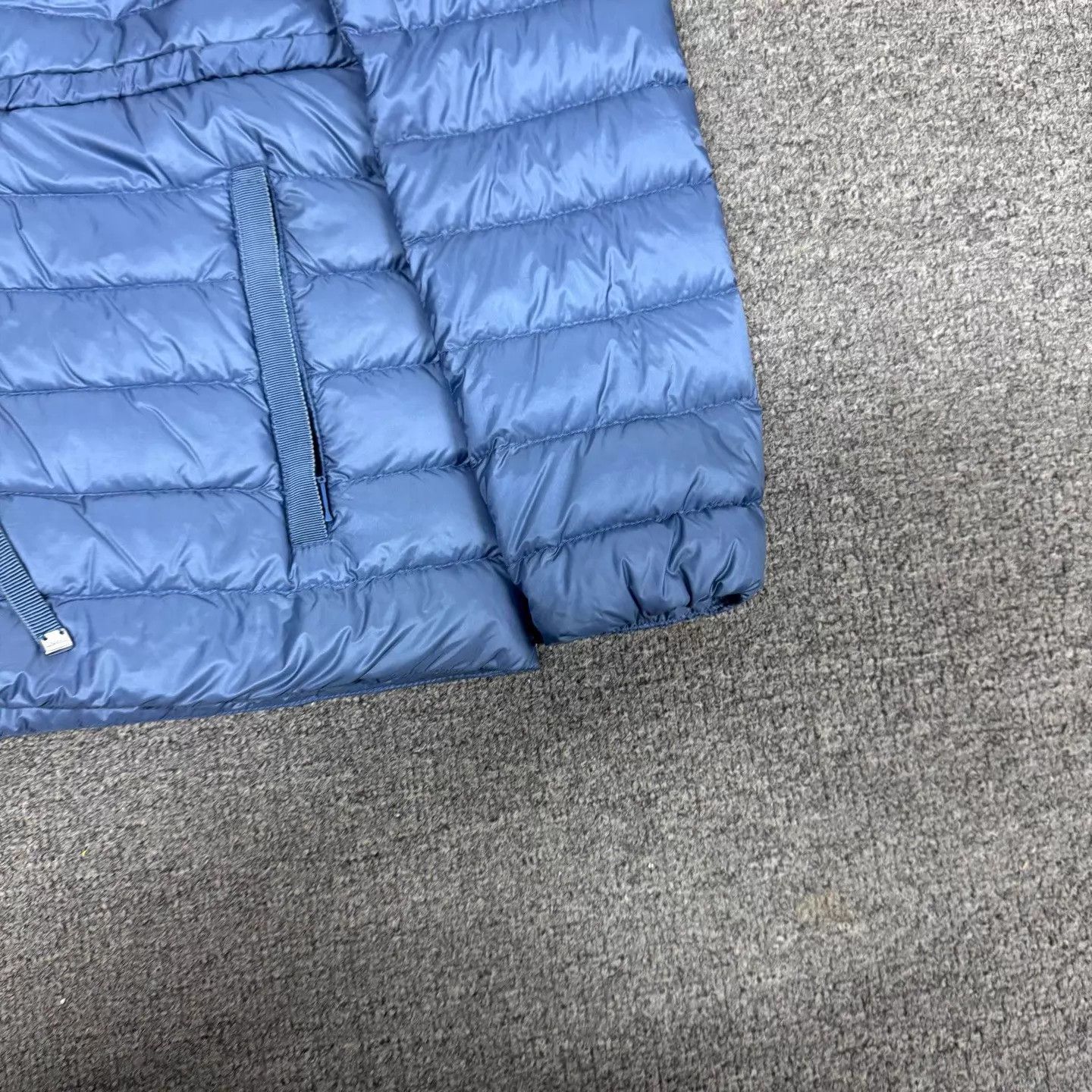 Moncler Moncler Raie Blue Lightweight Hooded Down Jacket Size 2 Size XS / US 0-2 / IT 36-38 - 3 Thumbnail