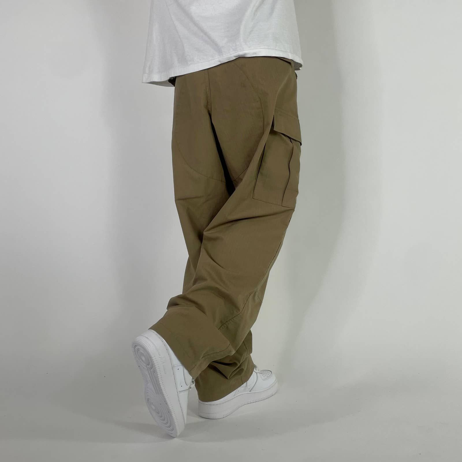 Japanese Brand × Vintage Y2K LA Tactical Gear Baggy Desert Tan Cargo Pants Size US 36 / EU 52 - 3 Thumbnail