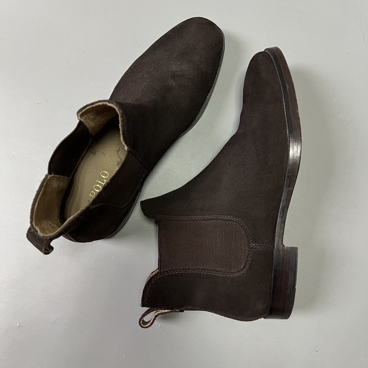 Polo Ralph Lauren Polo Ralph Lauren Bryson Chelsea Boots Brown Suede Men’s Size US 9 / EU 42 - 4 Thumbnail