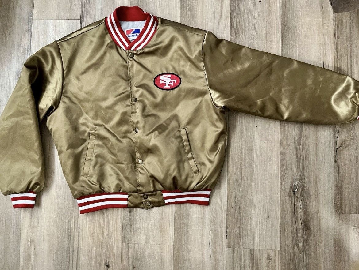 Swingster San Francisco 49ers vintage satin bomber jacket swingster xl Size US XL / EU 56 / 4 - 3 Thumbnail