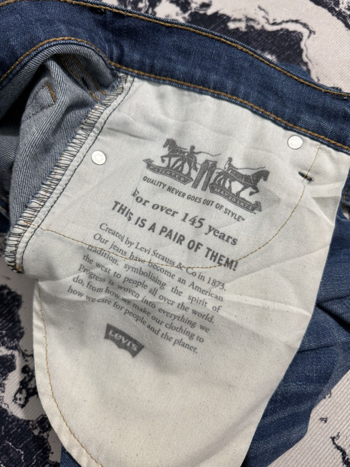 Levi's Levis 514 for ever 145 years button 4649 jeans Size US 32 / EU 48 - 11 Thumbnail