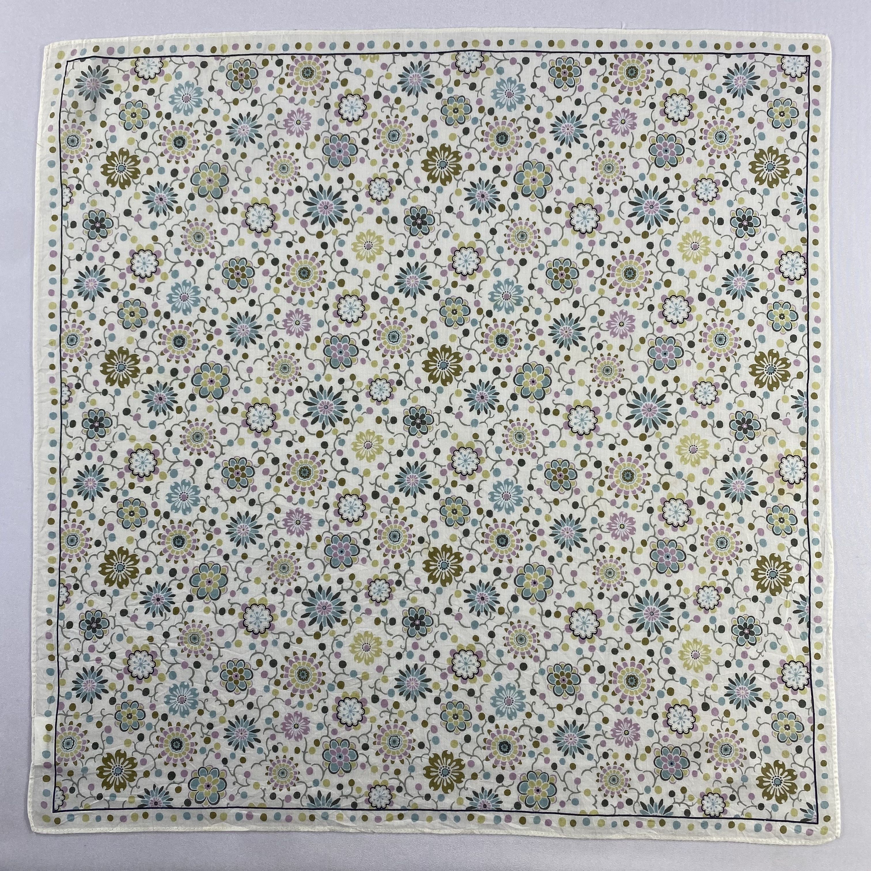 Liberty × Vintage Intermode Liberty Neckerchief / Bandana / Handkerchief-P1107 Size ONE SIZE - 1 Thumbnail