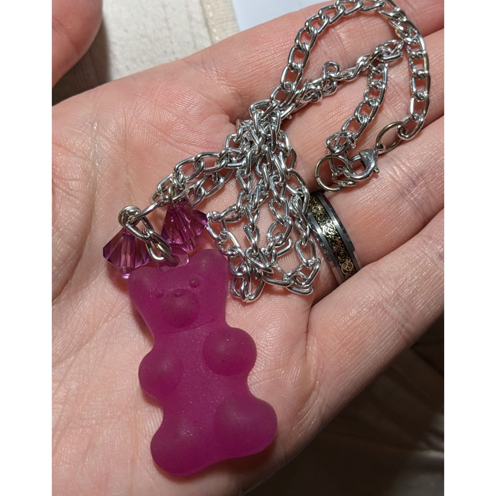 Other Pink Gummy Bear Necklace Size ONE SIZE - 11 Thumbnail