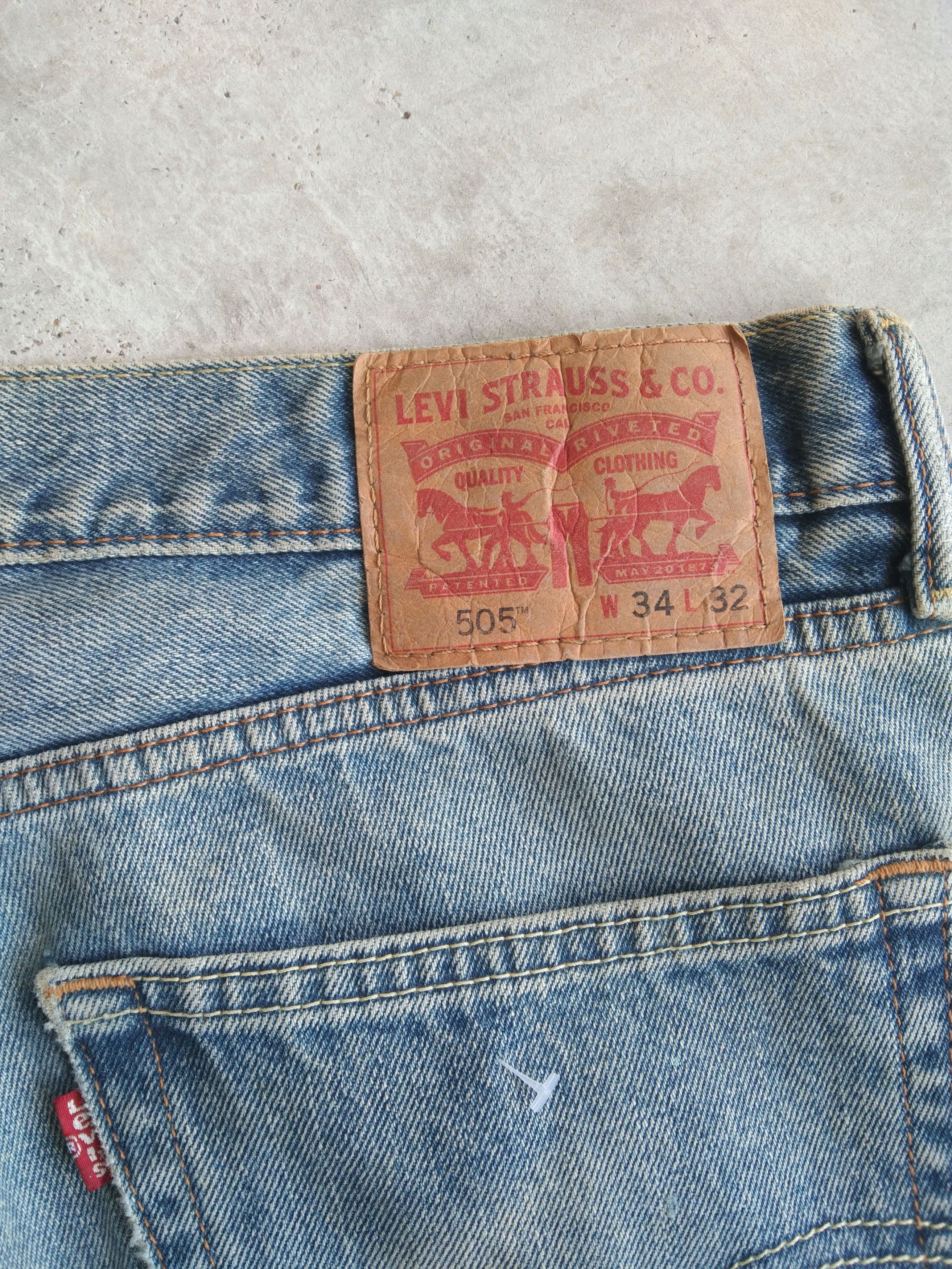 Levi's Vintage Levi's Jeans 505 Paint Splatter Distressed 34x32 Size US 34 / EU 50 - 3 Thumbnail