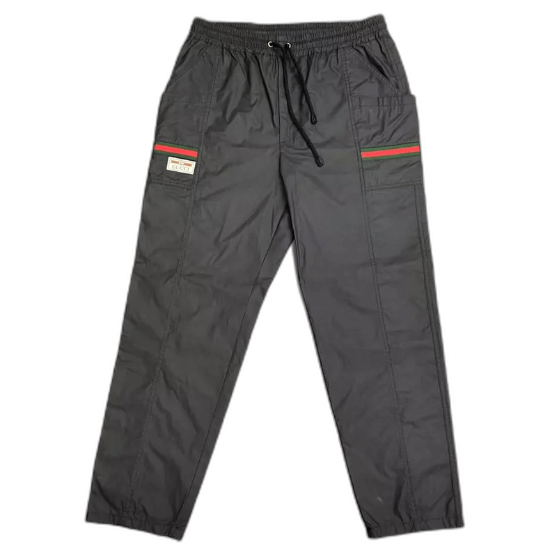 GUCCI Red Green Striped Sports Pants-2506