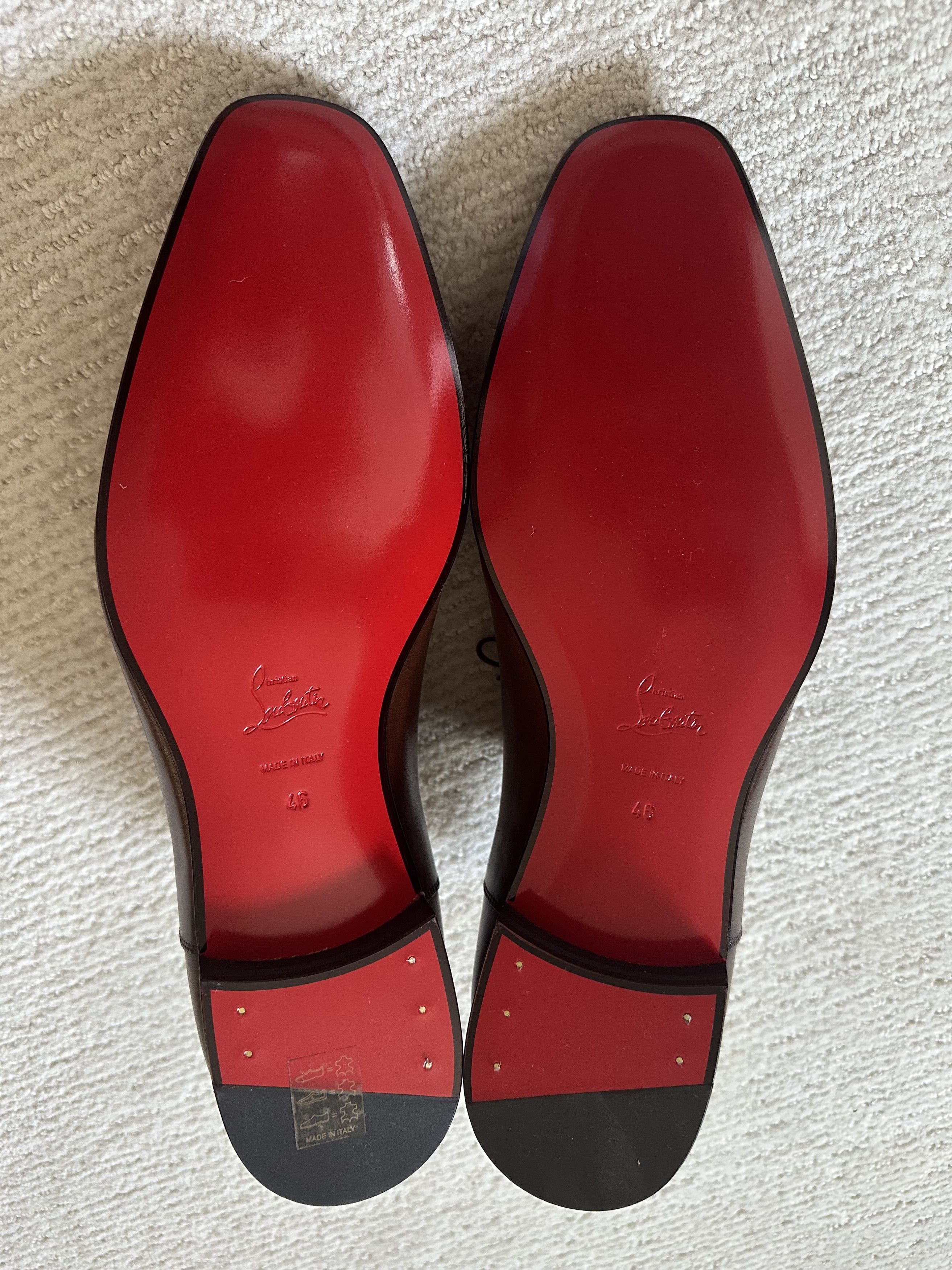 Christian Louboutin Greggo Leather Oxfords Size US 13 / EU 46 - 2 Thumbnail