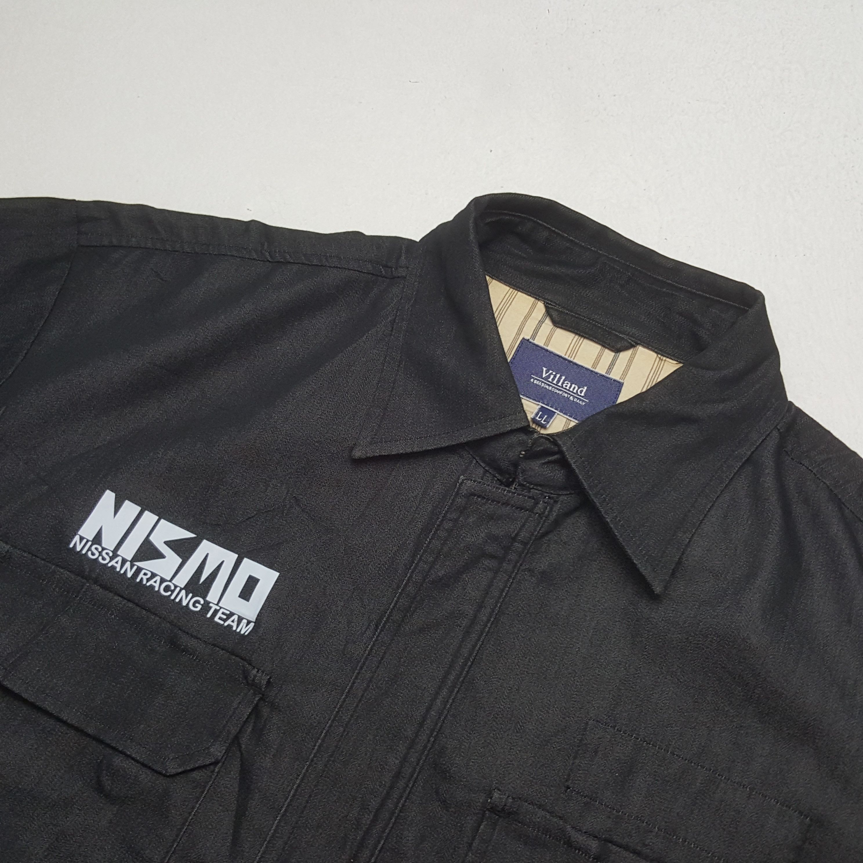 Japanese Brand Vintage Nismo Nissan Racing Team Custom Art Worker Jacket Size US L / EU 52-54 / 3 - 3 Thumbnail