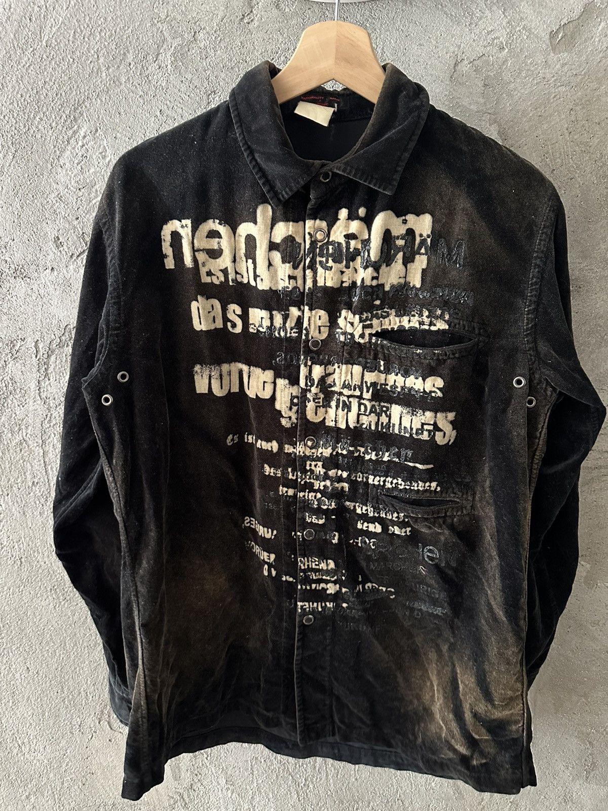 20471120 1990s Nationality + Name = Poem Harajuku Archive Size US L / EU 52-54 / 3 - 8 Thumbnail
