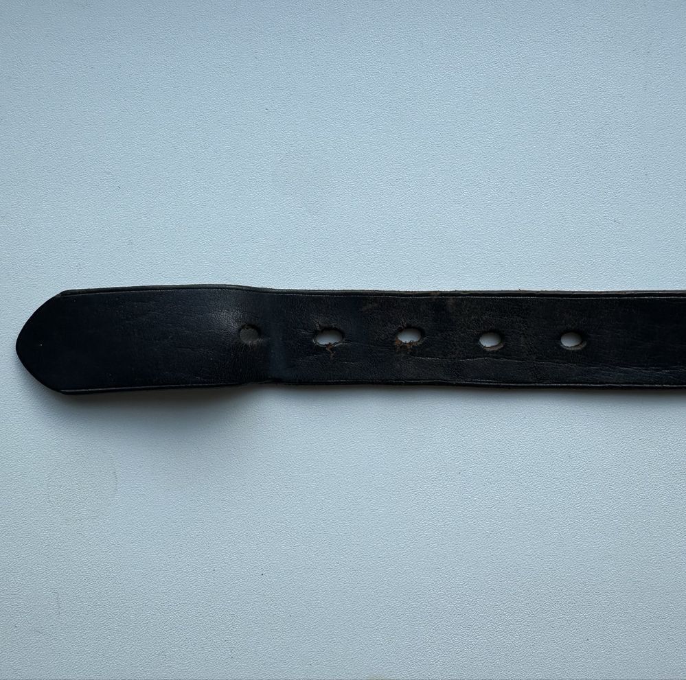 Stone Island Stone Island Marina Vintage Leather Belt Size 30 - 5 Thumbnail