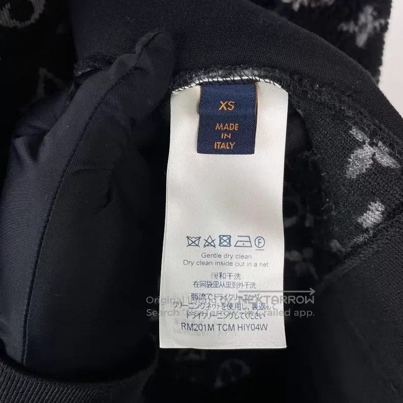 Louis Vuitton Louis Vuitton Monogram Black Logoed Teddy Cashmere Jacket Size US XS / EU 42 / 0 - 8 Thumbnail