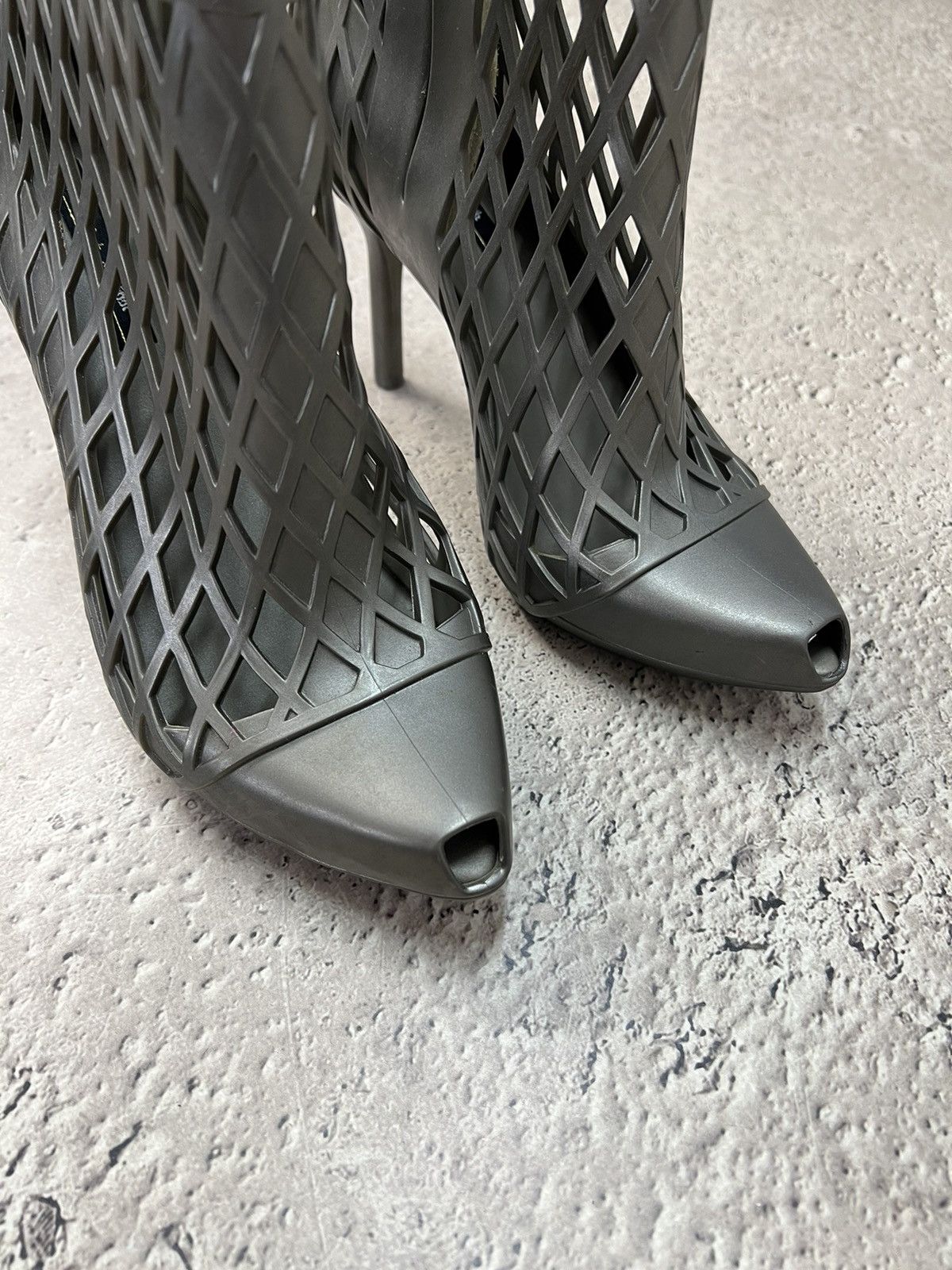 Jean Paul Gaultier Jean Paul gaultier x Melissa rubber heel boots 41 size Size US 11 / IT 41 - 9 Thumbnail