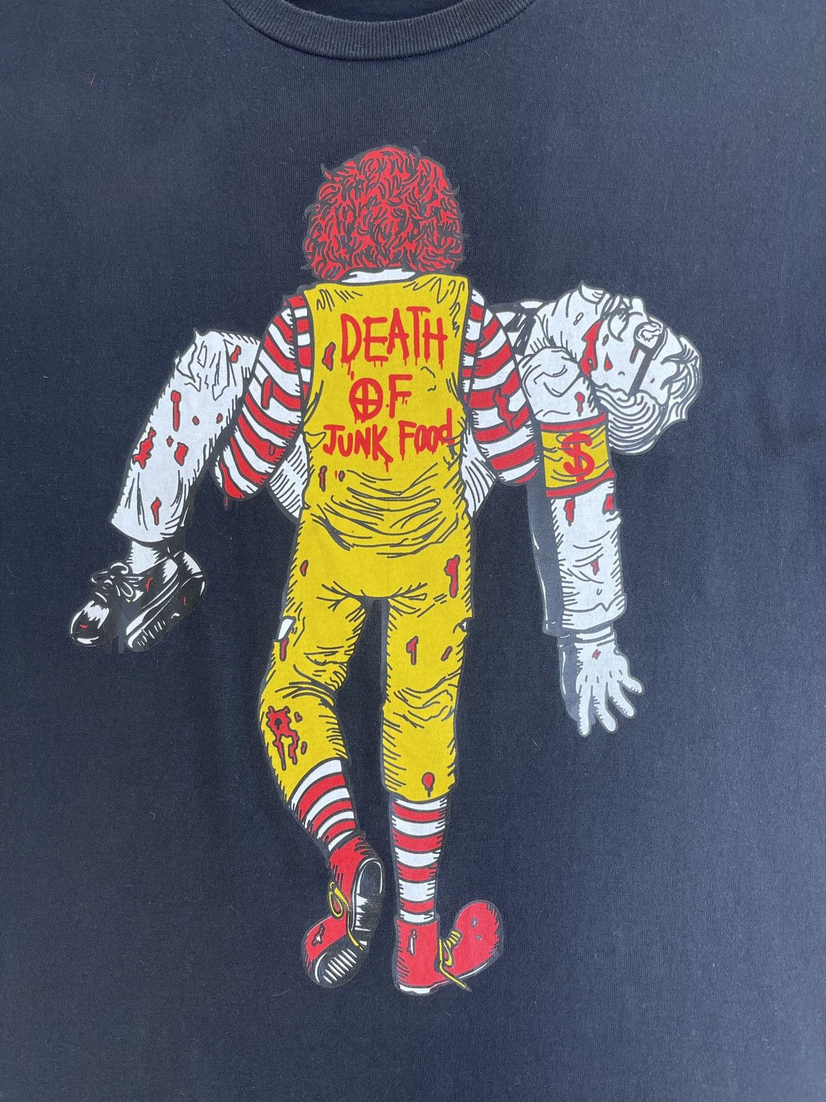 Vintage Last Drop🔥Rare🔥Vintage DEATH of JUNK FOOD McDonald inspired Size US M / EU 48-50 / 2 - 9 Thumbnail