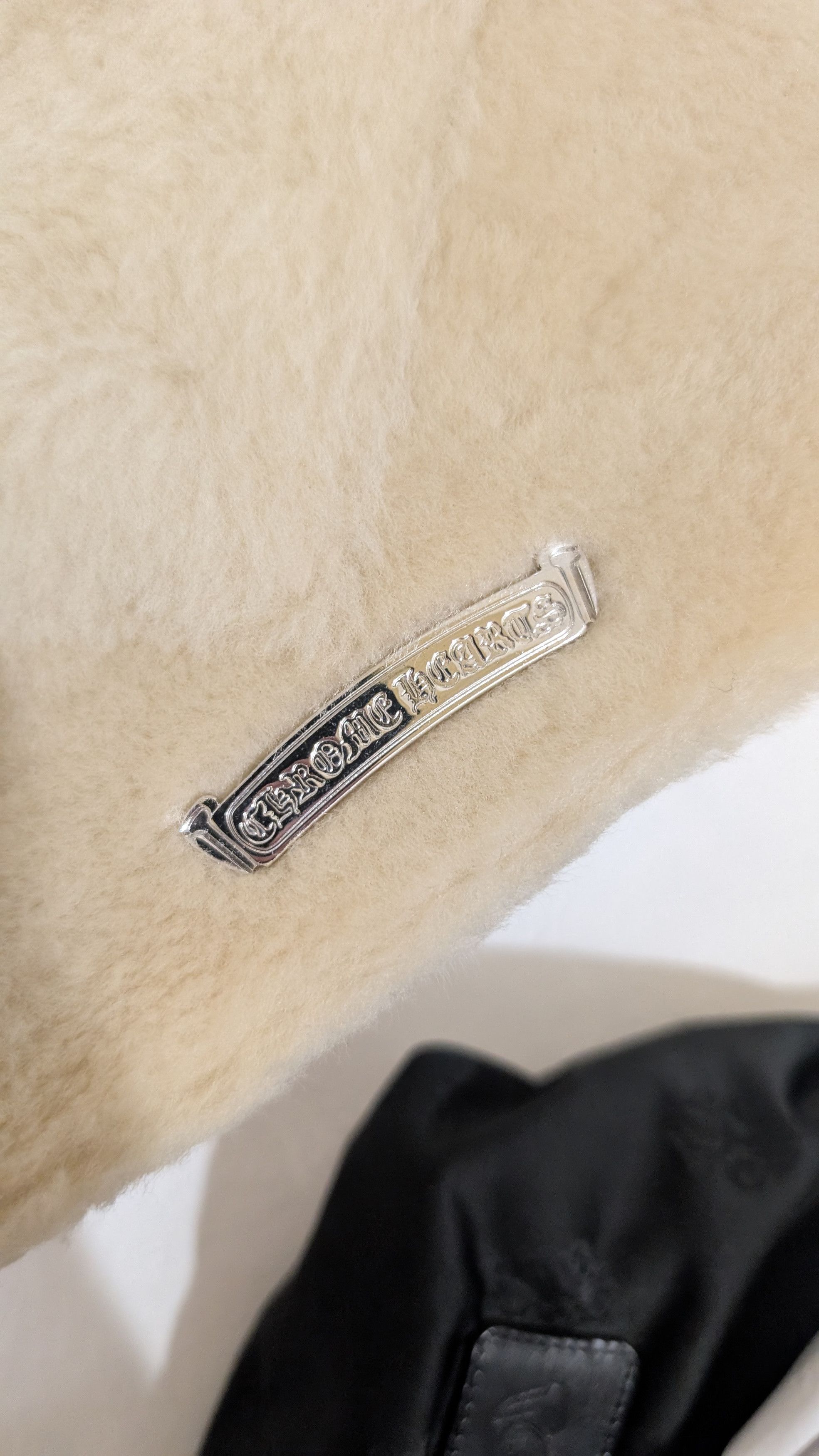 Chrome Hearts Chrome Hearts “Grow Up” Shearling Handbag Cream 2025 SOLD Size ONE SIZE - 10 Thumbnail