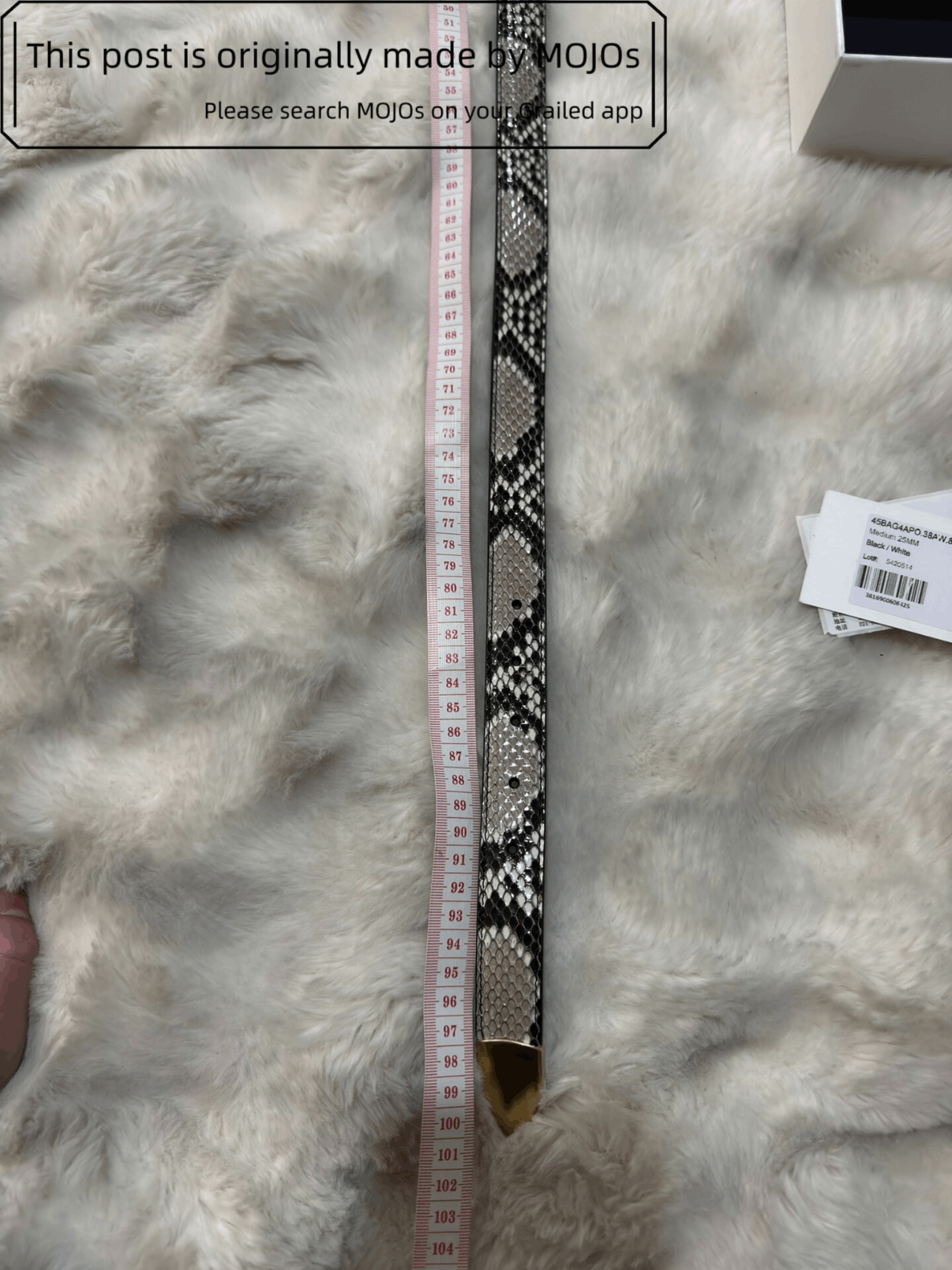 Celine Sz 85 Celine Snake Skin Belt mojos04124 Size ONE SIZE - 7 Thumbnail