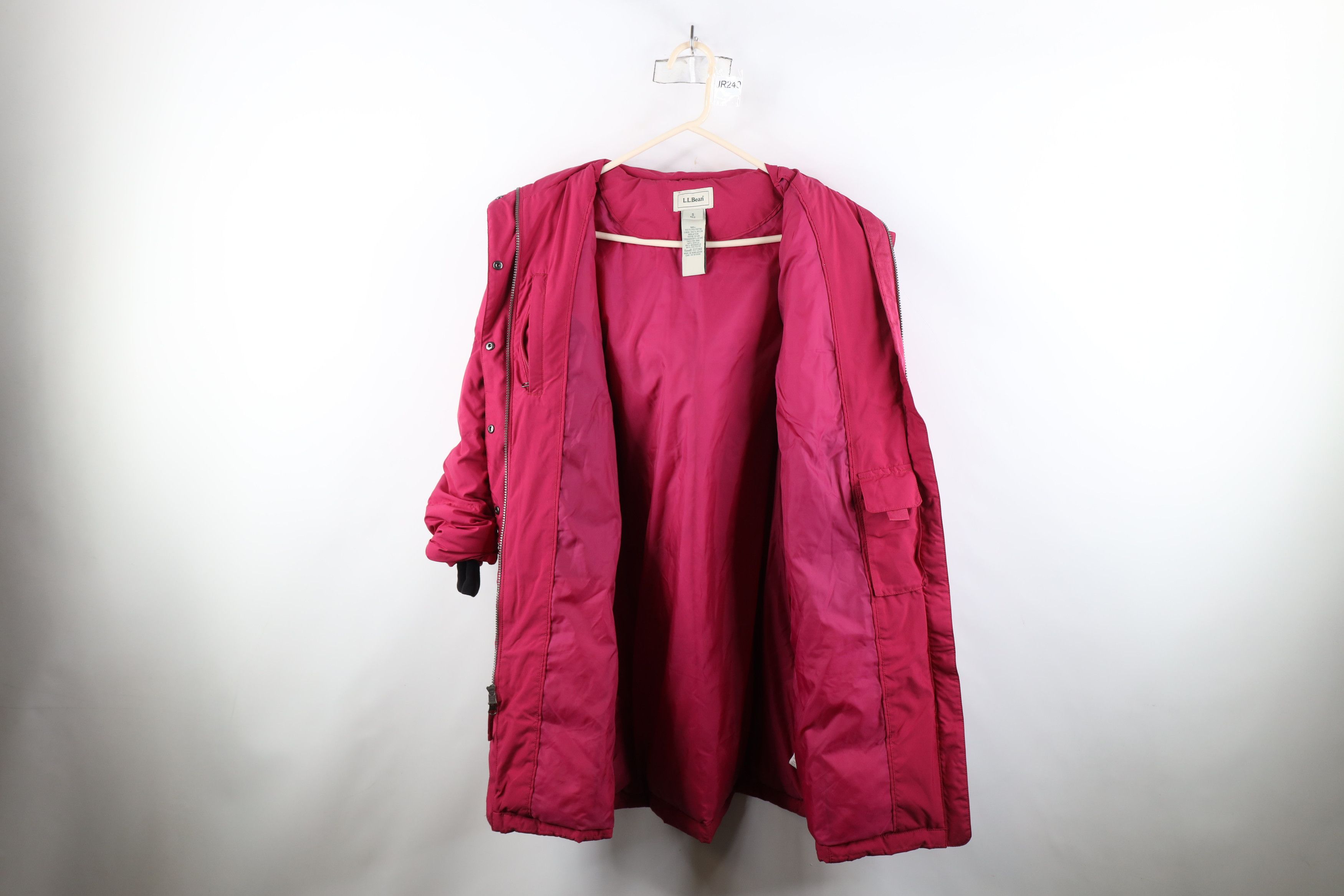 L.L. Bean × Vintage Vintage LL Bean Insulated Hooded Puffer Parka Jacket Pink Size S / US 4 / IT 40 - 12 Thumbnail