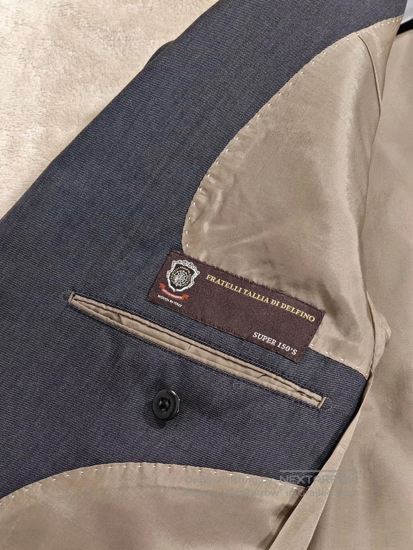 Tallia Italian Custom Wool Suit Jacket. Size US M / EU 48-50 / 2 - 7 Thumbnail