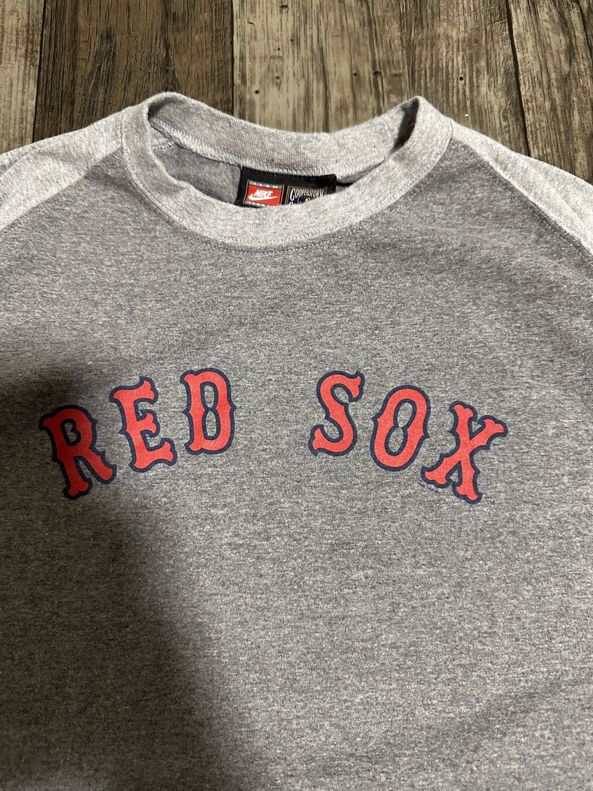 Nike Vintage 90s Nike Cooperstown Collection Red Sox Tee Size US XL / EU 56 / 4 - 2 Thumbnail