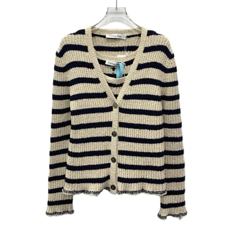 Dior Dior Color Block Cotton Sweater for Women 0089 Size M / US 6-8 / IT 42-44 - 1 Thumbnail