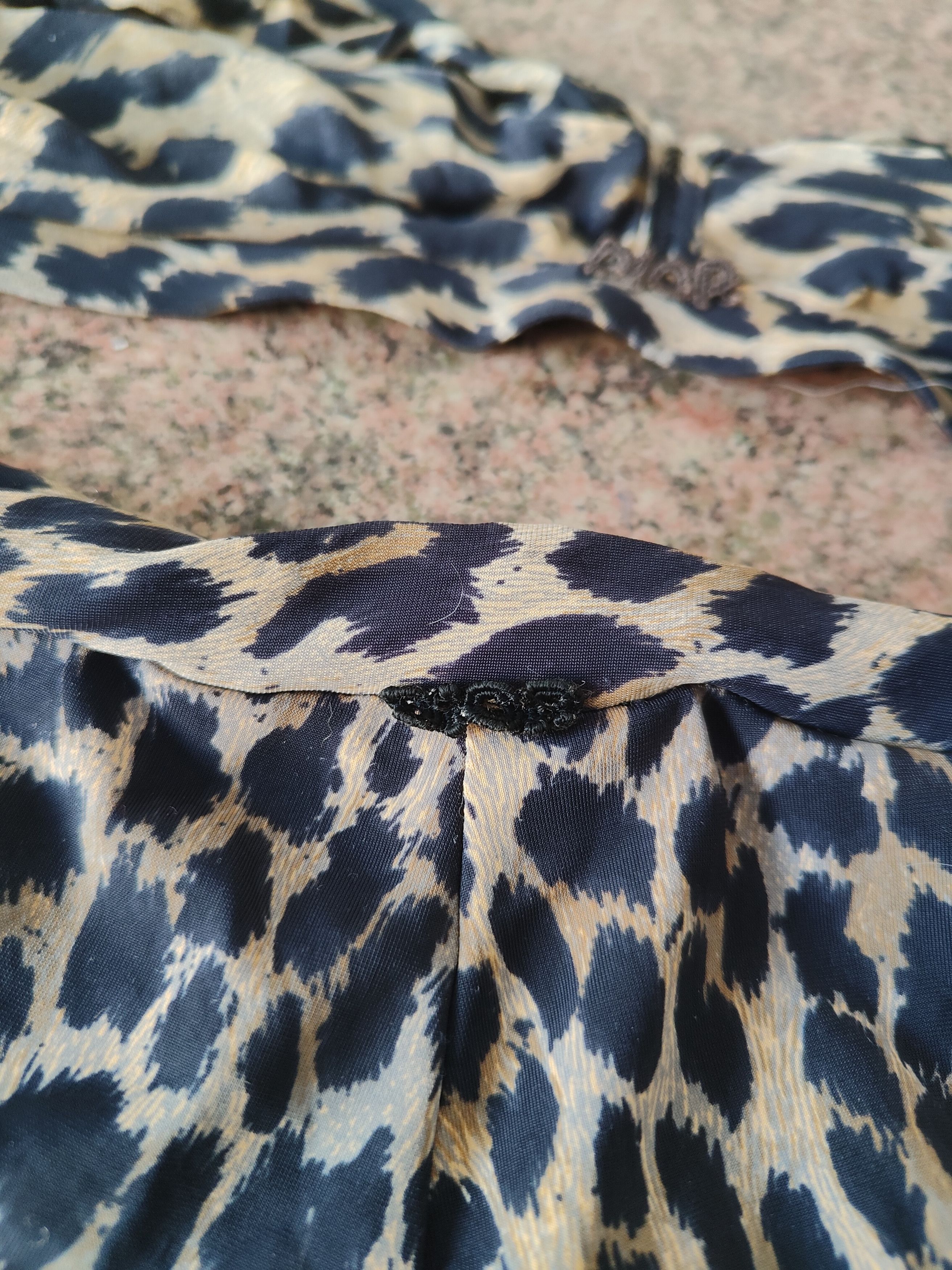 Dior Vintage Christian dior Tiger Leopard print swimsuit Size ONE SIZE - 5 Thumbnail