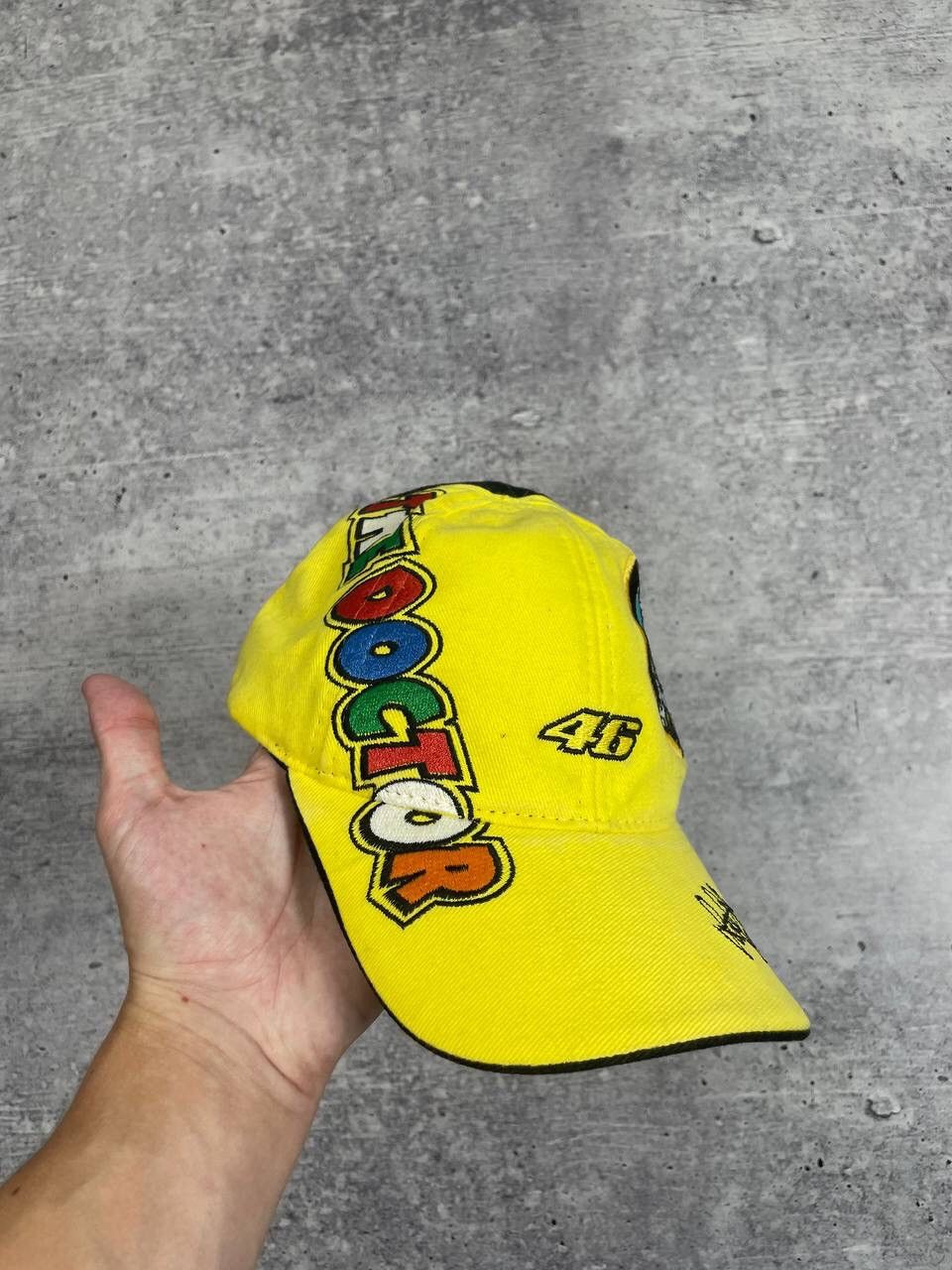 Vintage Vintage Valentino Rossi 46 Racing Moto Te Doctor Cap Hat Y2K Size ONE SIZE - 2 Thumbnail