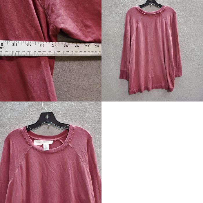 Vintage Workshop Republic Clothing Women Sweatshirt 2X Pink