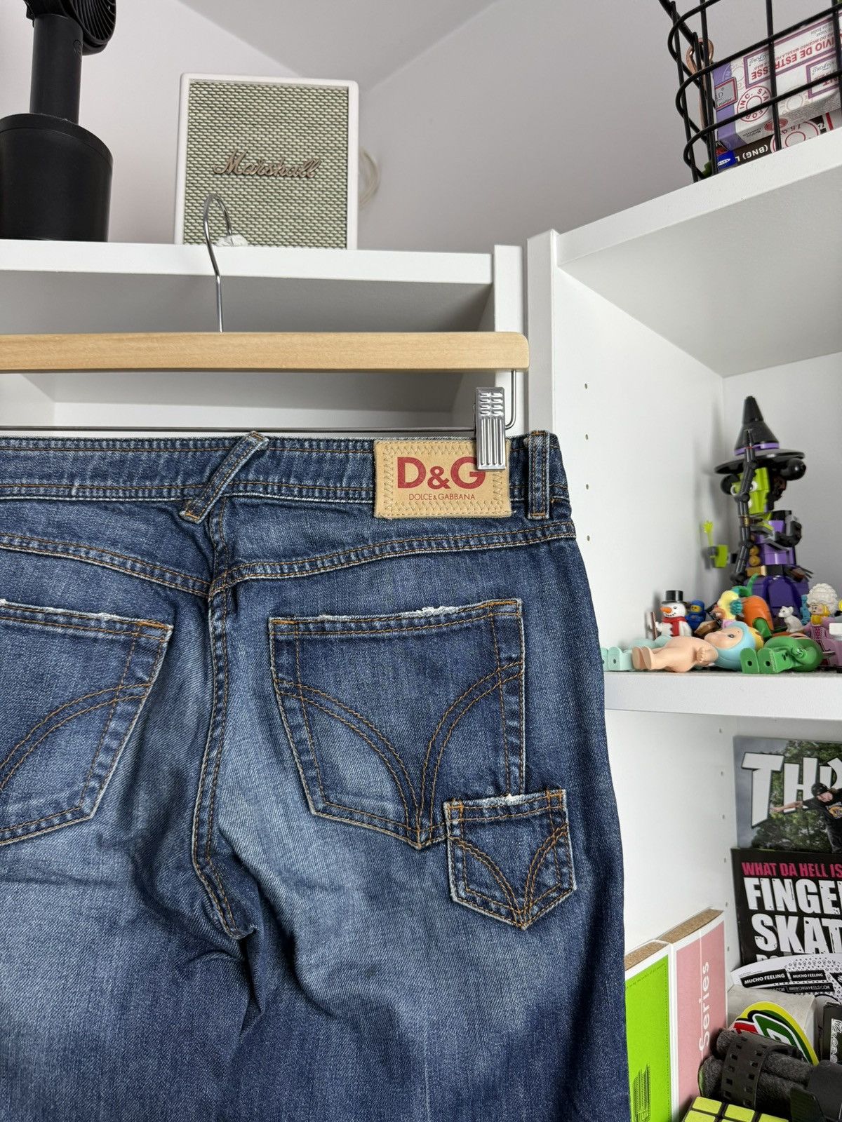 Designer × Dolce & Gabbana Vintage y2k Dolce & Gabbana flared denim pants 26 avantgarde Size 26" / US 2 / IT 38 - 7 Thumbnail