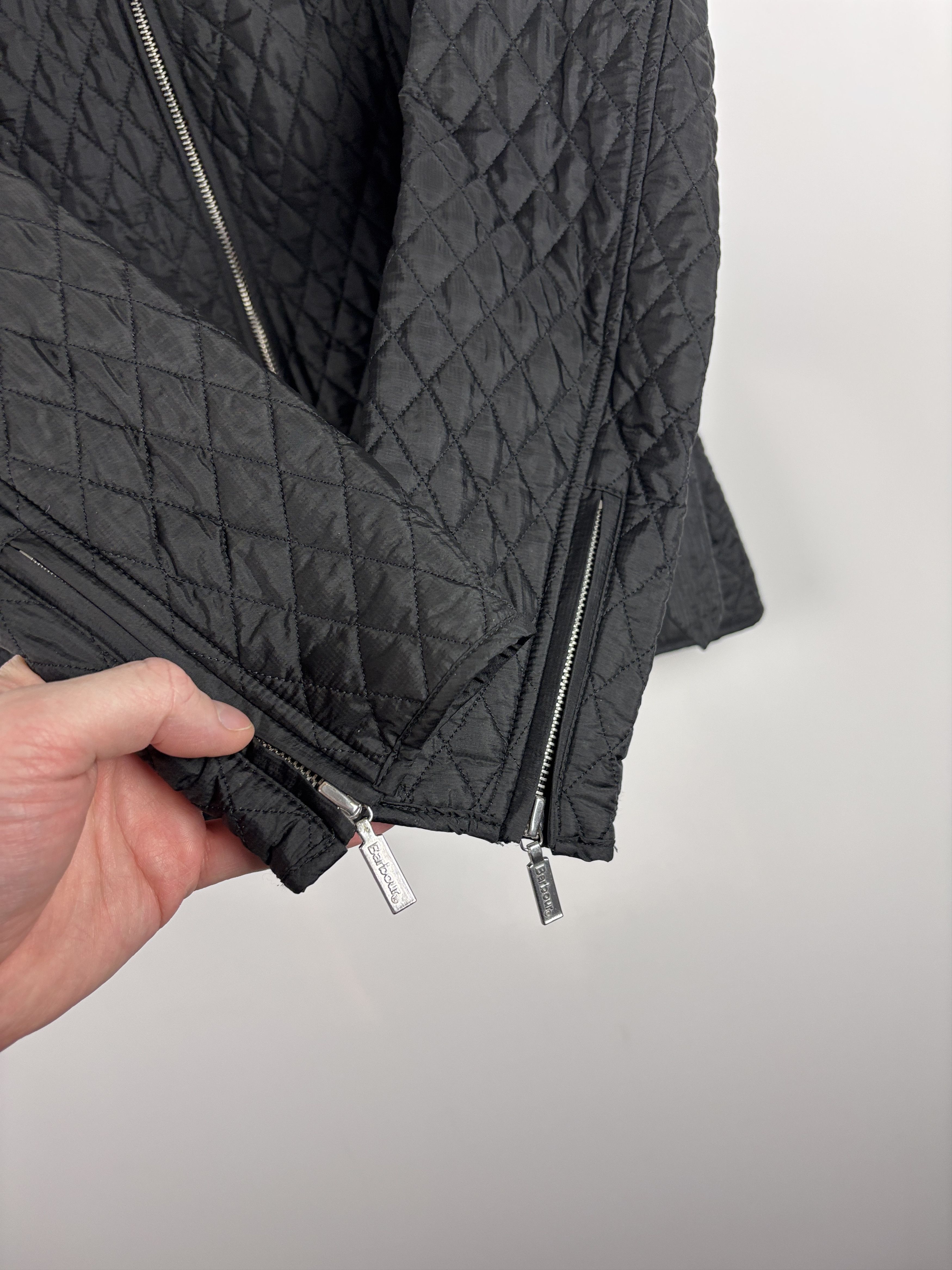 Barbour Womens Barbour Newbury Quilt Jacket Black Size US 6 / UK 10 Size M / US 6-8 / IT 42-44 - 6 Thumbnail