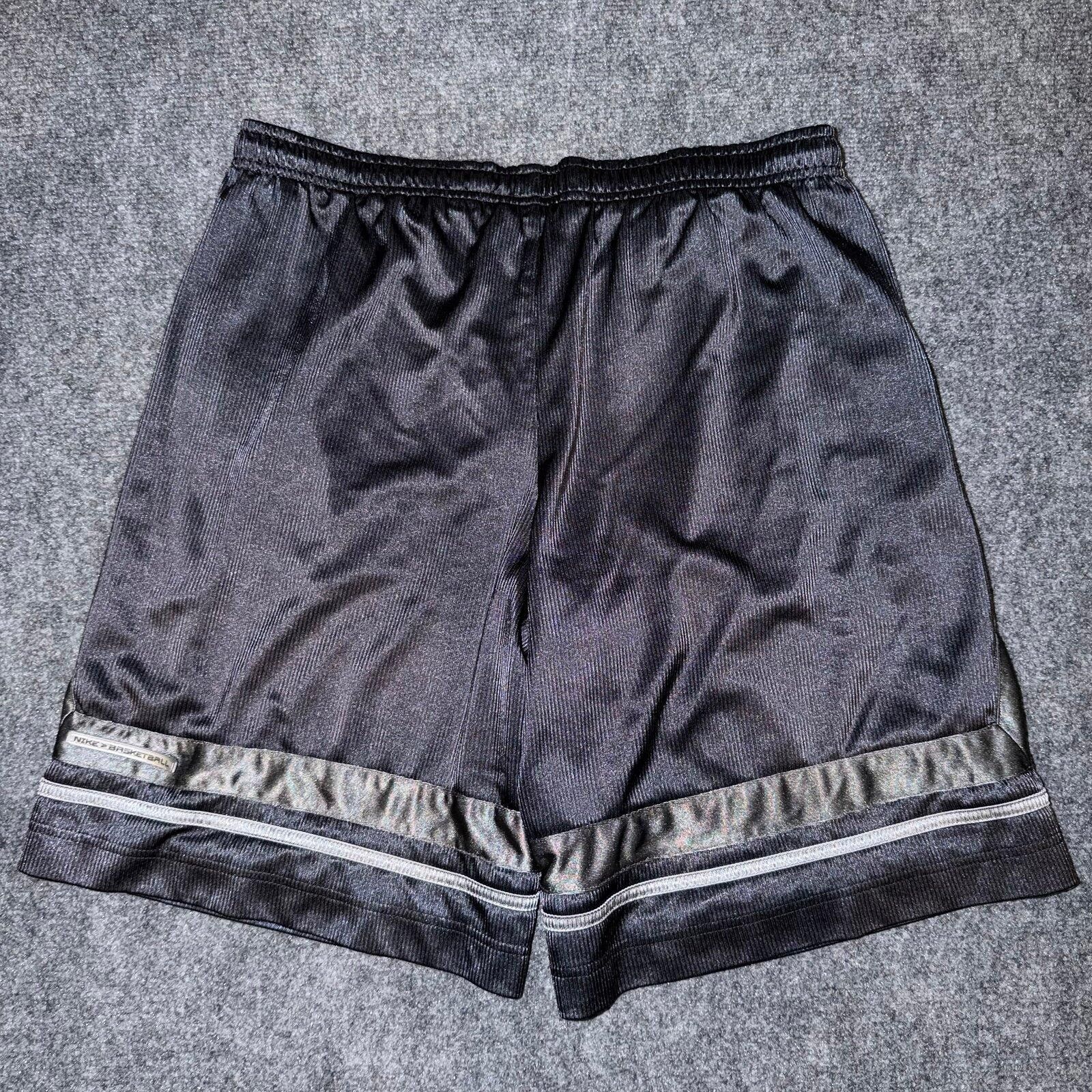 Nike Nike Dark Grey Baggy Dazzle Hoop Mesh Shorts Mens MD Vtg Size US 32 / EU 48 - 5 Thumbnail