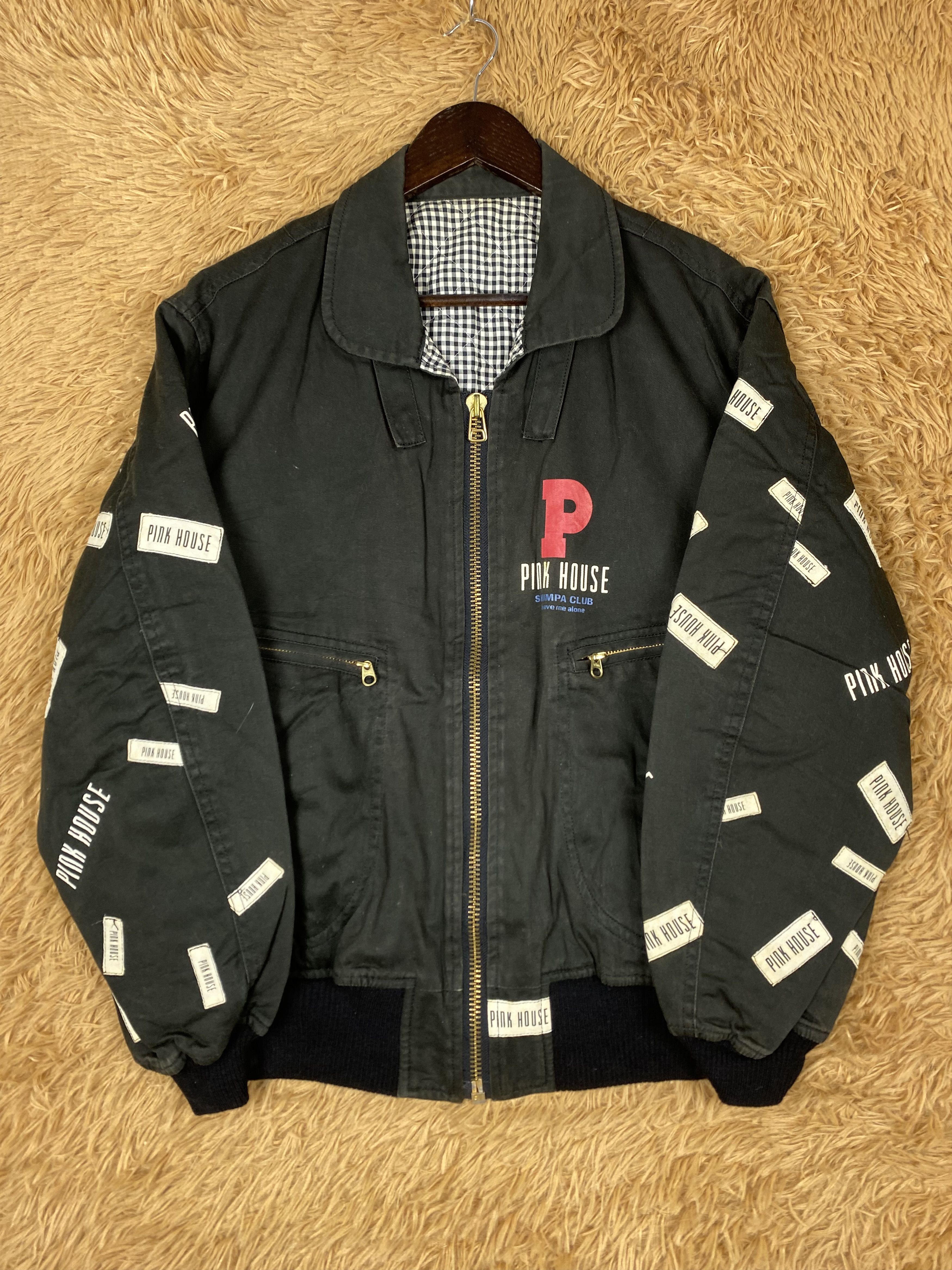 Pink House Vintage Pink House Bombers Jacket DJ0931 Size US L / EU 52-54 / 3 - 4 Thumbnail
