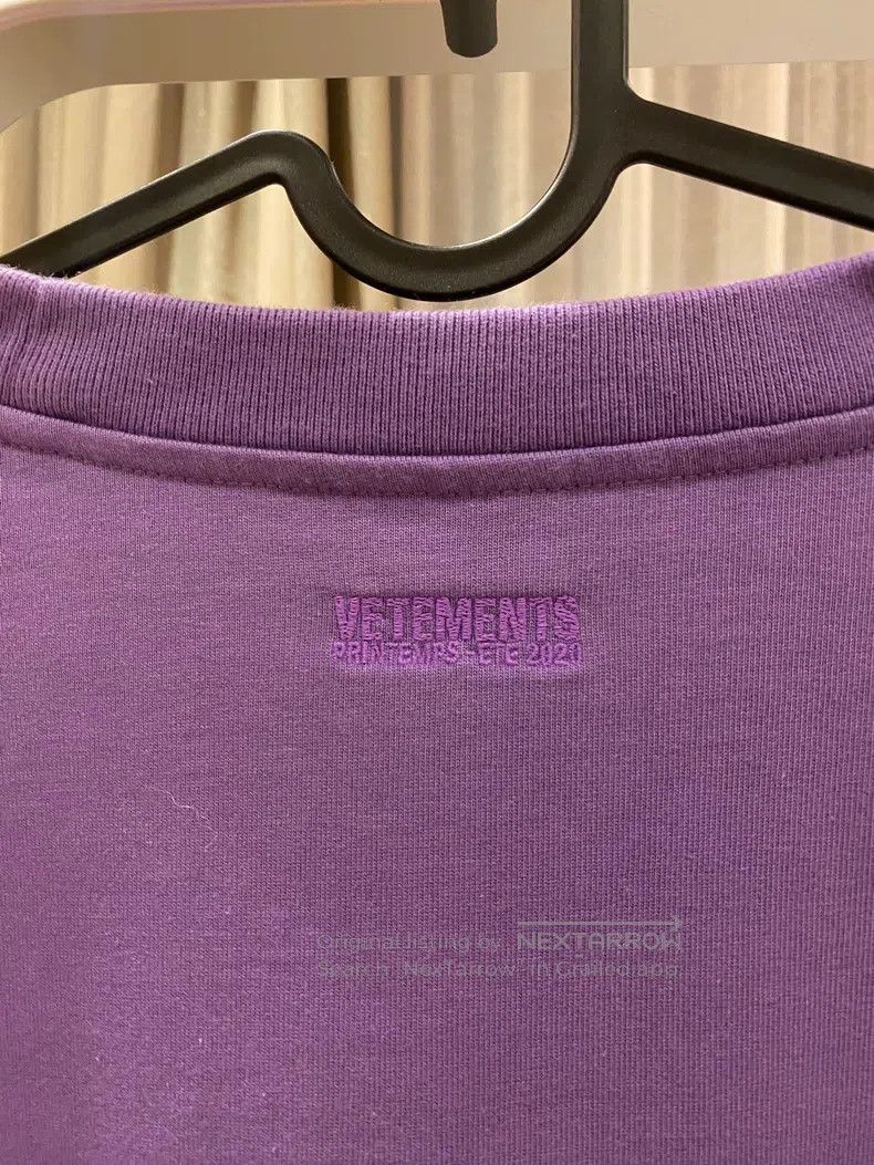 Vetements Vetements Purple printed T-shirt Size US S / EU 44-46 / 1 - 5 Thumbnail