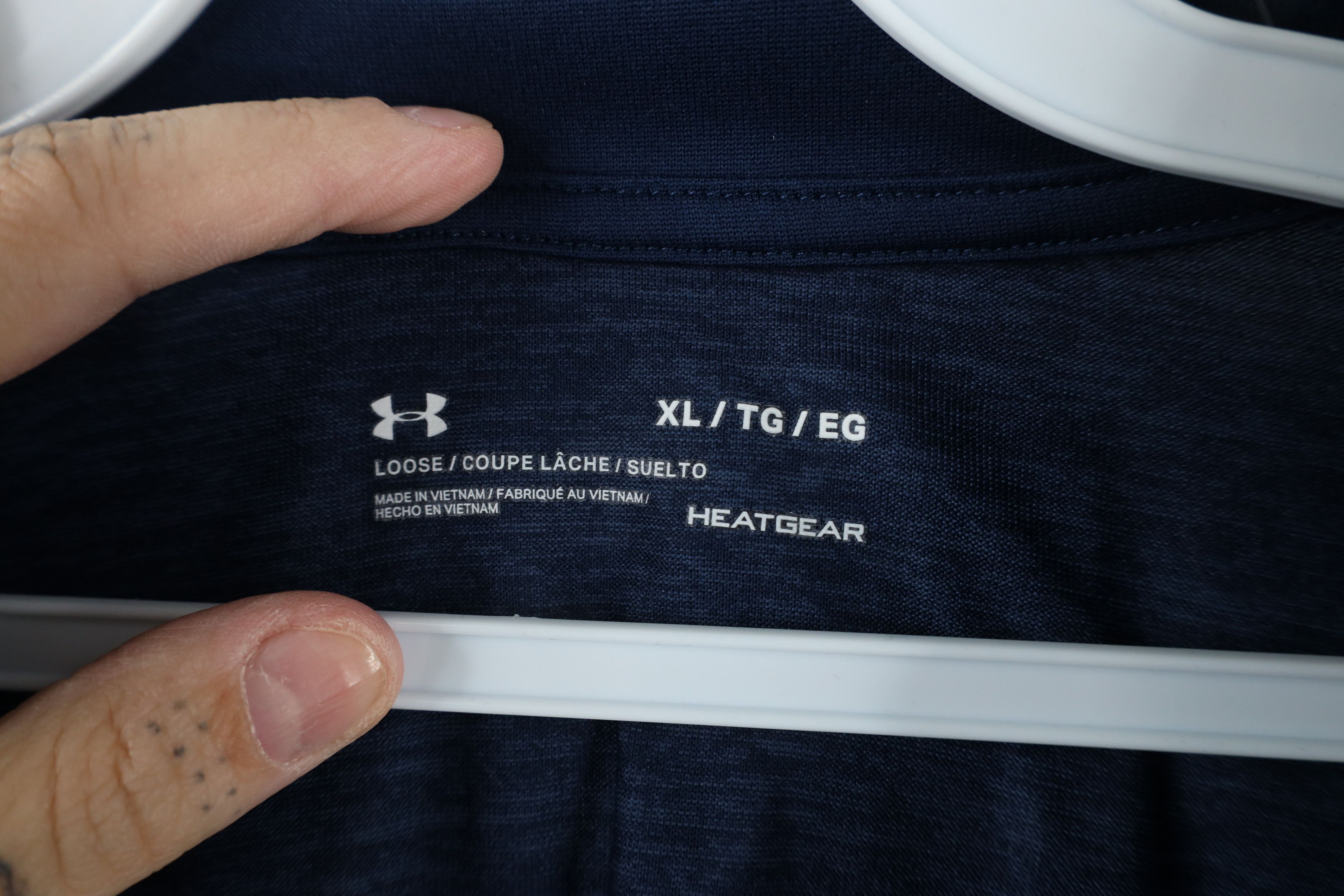 Under Armour × Vintage New Under Armour Half Zip Pullover Jacket Top Navy Blue Size US XL / EU 56 / 4 - 7 Thumbnail