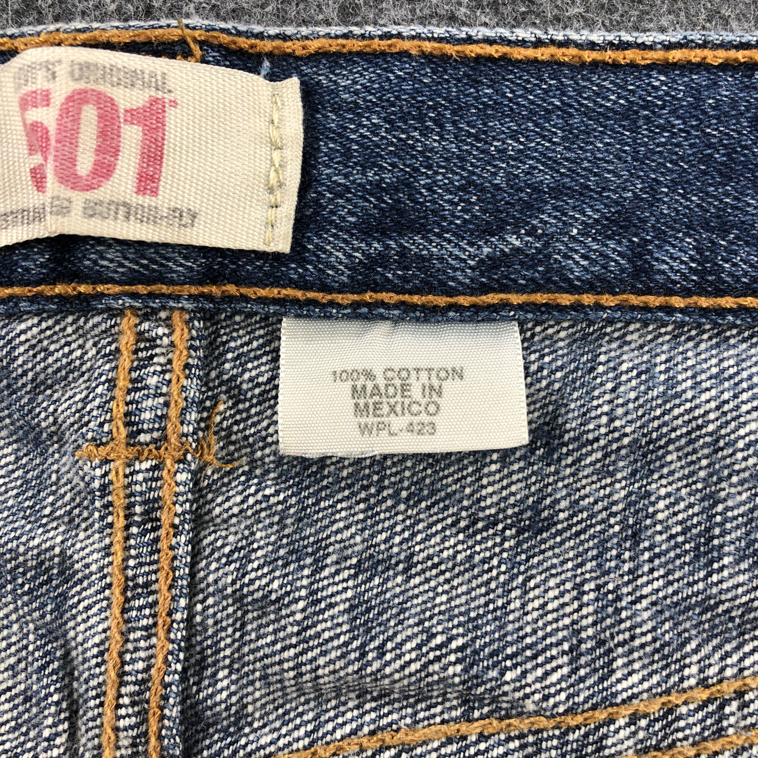 Levi's Vintage Blue Wash Levis 501 Jeans-JM1985 Size US 36 / EU 52 - 10 Thumbnail