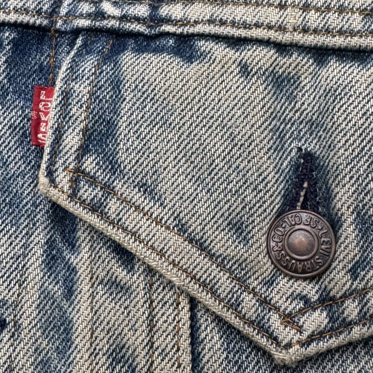 Levi's Vintage 70s Levis Denim Trucker Jacket Size US L / EU 52-54 / 3 - 8 Thumbnail