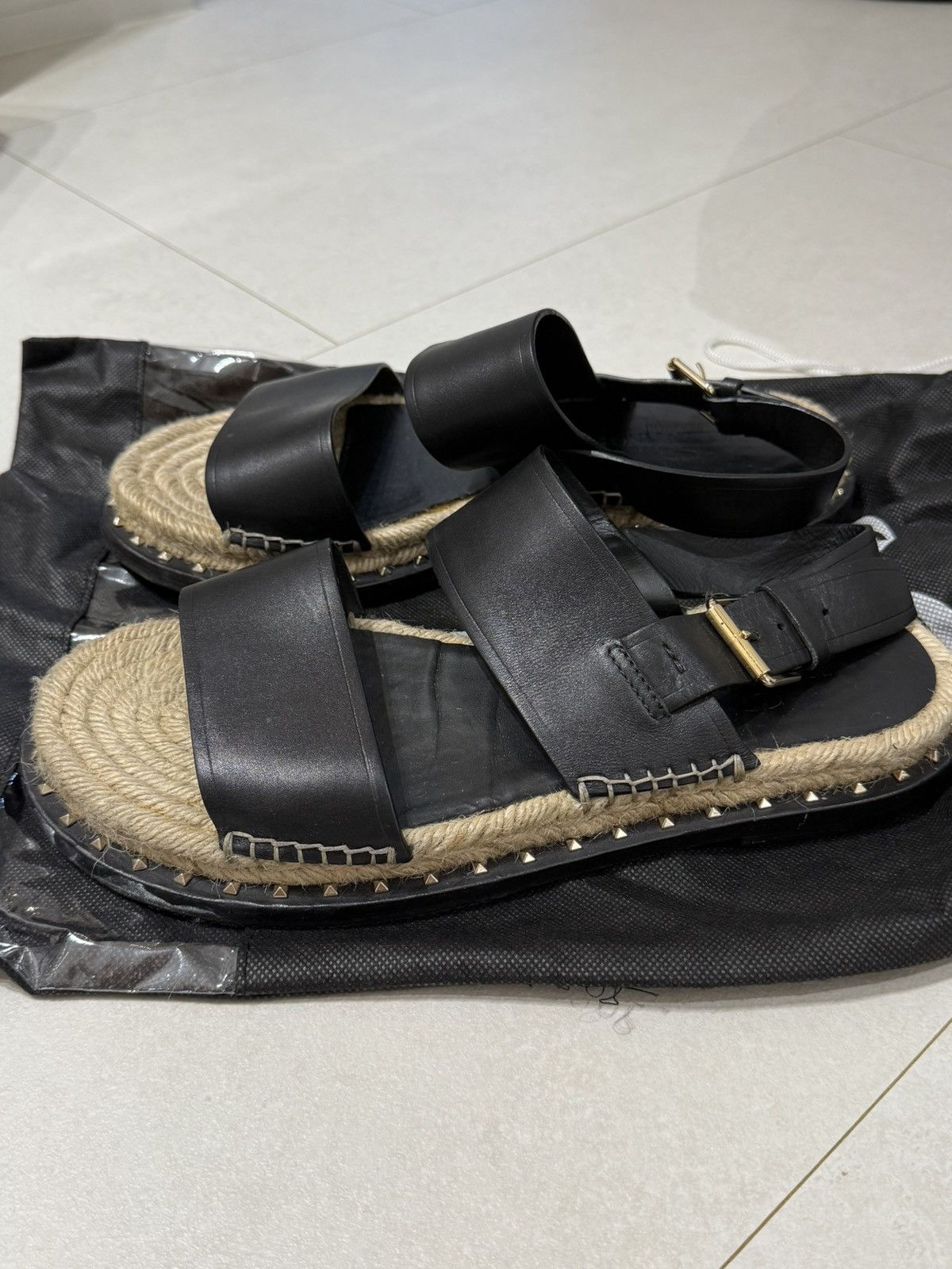 Valentino Valentino Garavani Rockstud Espadrille Sandal Size US 8 / EU 41 - 1 Thumbnail