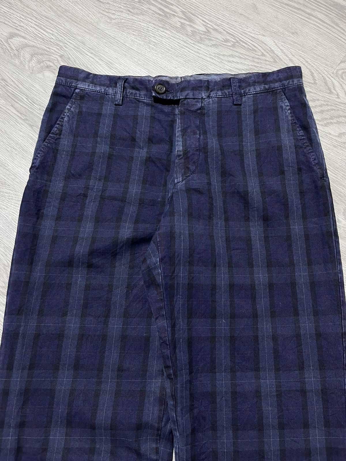 Etro 🇮🇹 Etro Made In Italy Casual Tartan Plaid Pants Luxury Size US 30 / EU 46 - 6 Thumbnail
