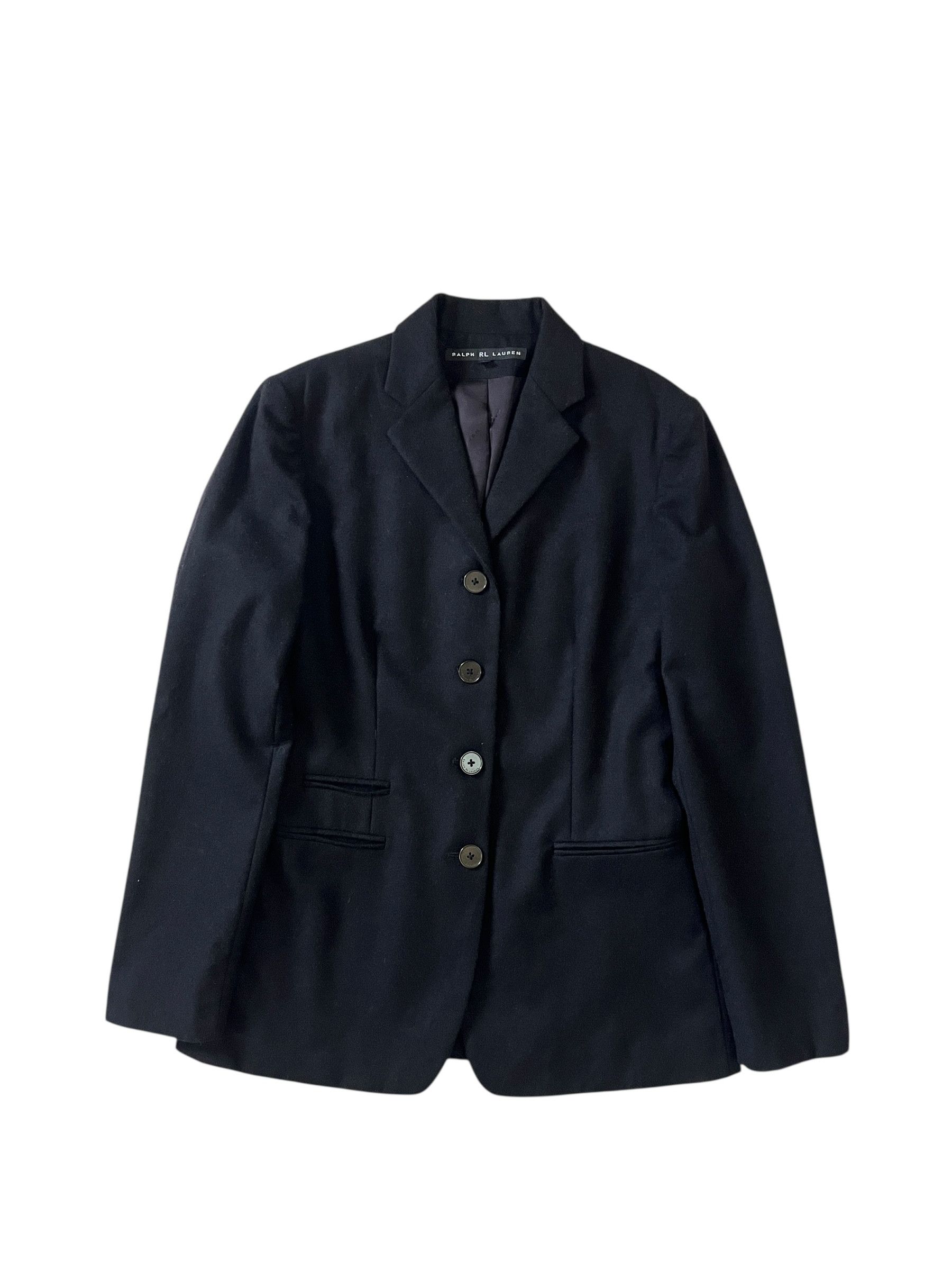Ralph Lauren Ralph Lauren RL Black Wool Blazer Size M / US 6-8 / IT 42-44 - 1 Thumbnail