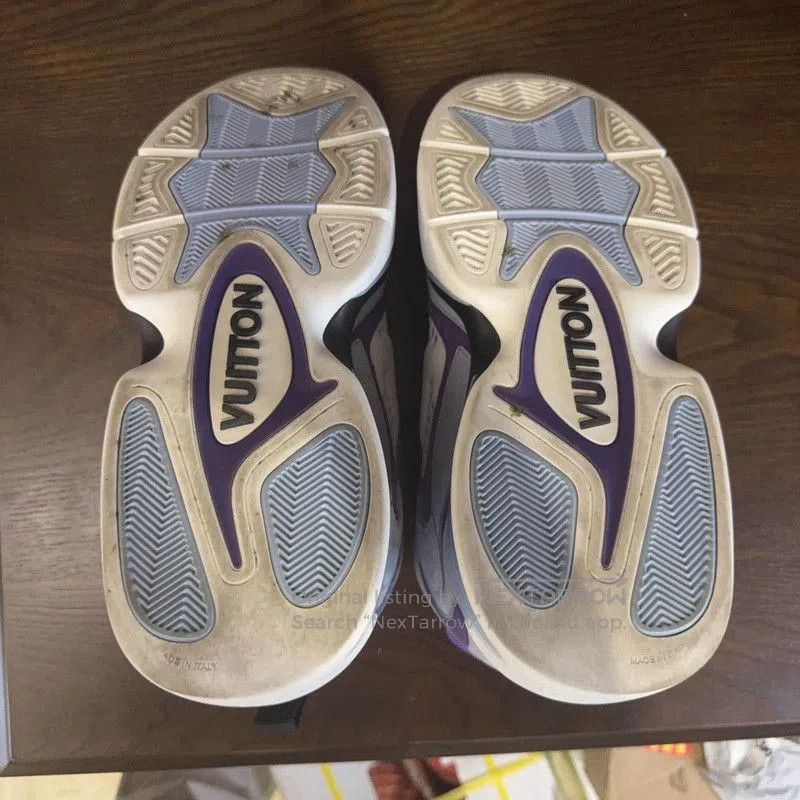 Louis Vuitton Louis Vuitton Trainer 2 Basketball Shoes in Blue . Size US 9.5 / EU 42-43 - 4 Thumbnail