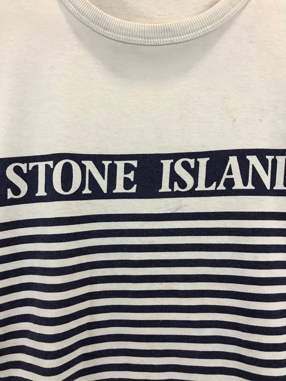Other Stone Island Junior 10/142 big center logo striped tee Size US XXS / EU 40 - 3 Thumbnail