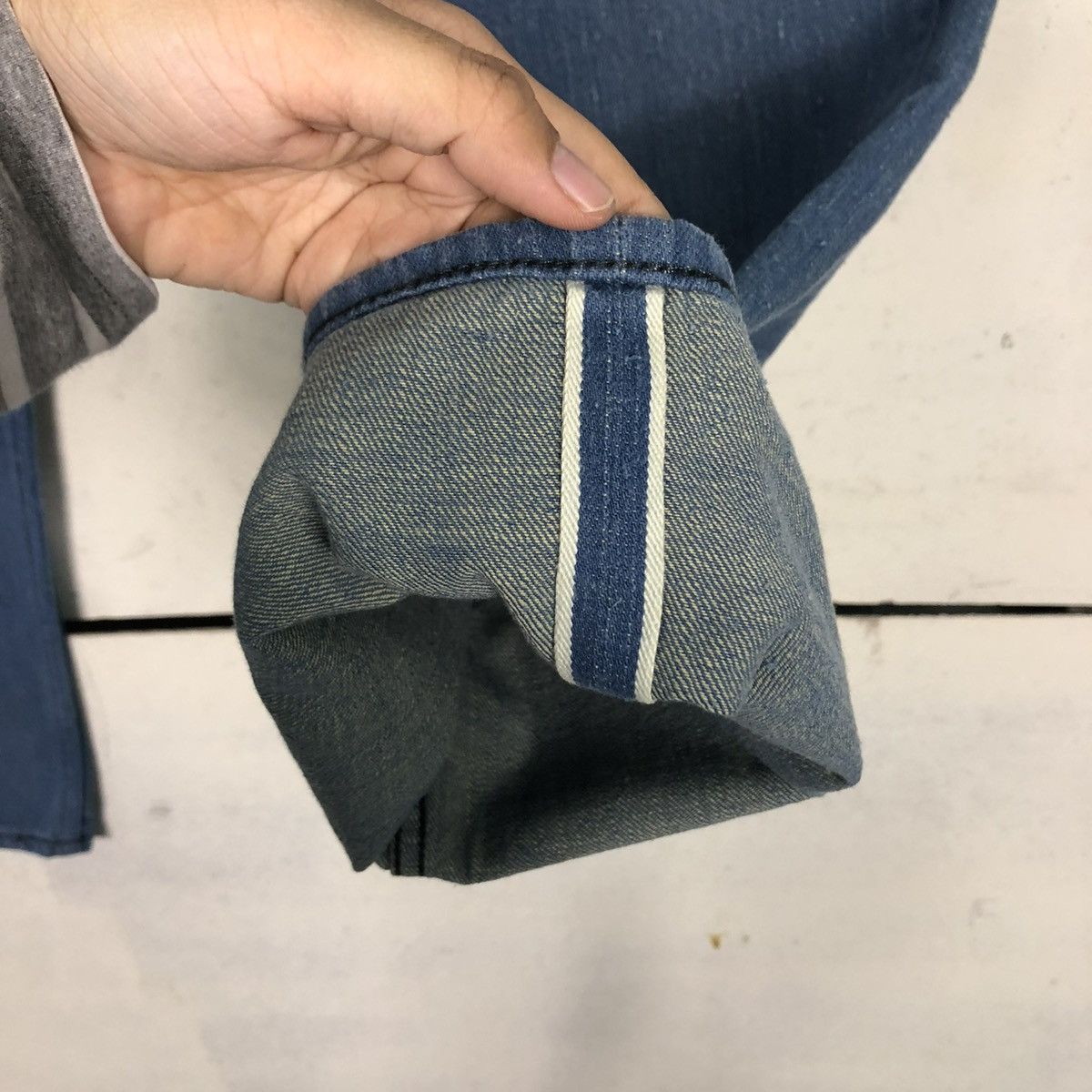 Japanese Brand 🔥VINTAGE CANTON OVERALLS PANTS INDIGO UNION MADE Size US 34 / EU 50 - 17 Thumbnail