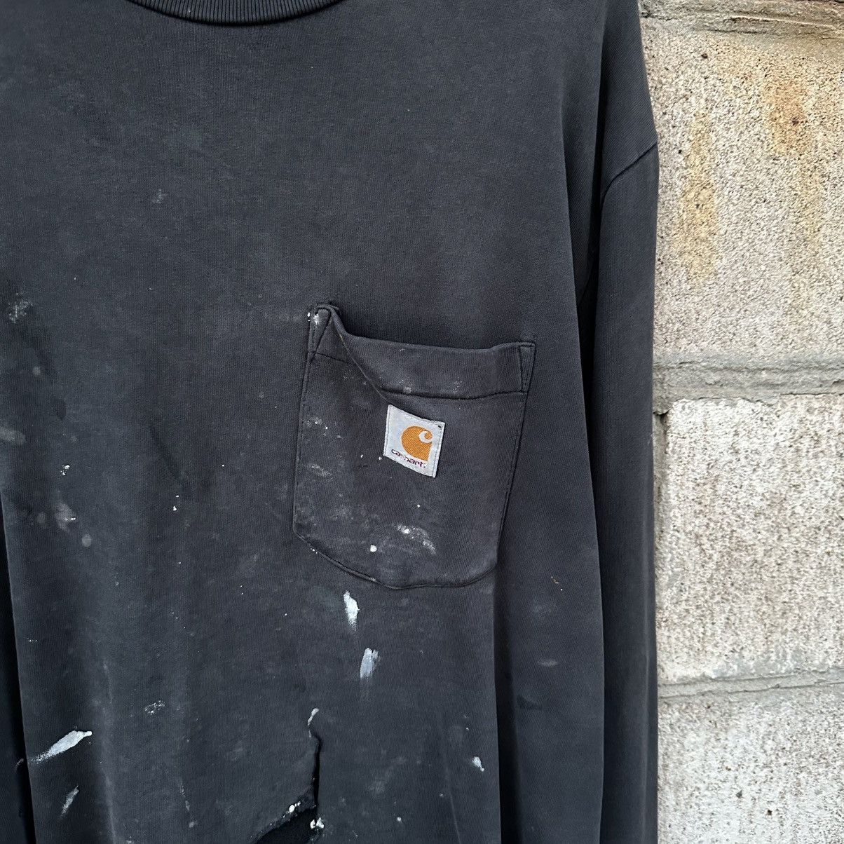 Carhartt Vintage Man’s Carhartt Sweatshirt Trashed Sun Faded Y2K 00s Size US XL / EU 56 / 4 - 5 Thumbnail