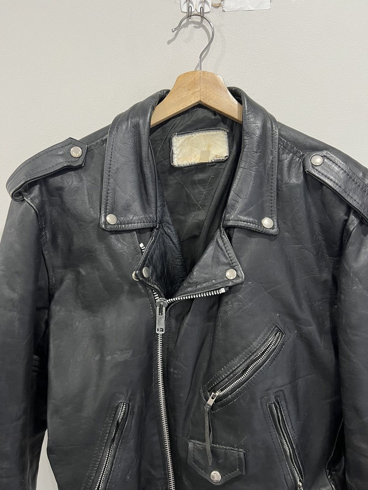 Vintage Vintage Leather Biker Jacket Zip Size US M / EU 48-50 / 2 - 4 Thumbnail