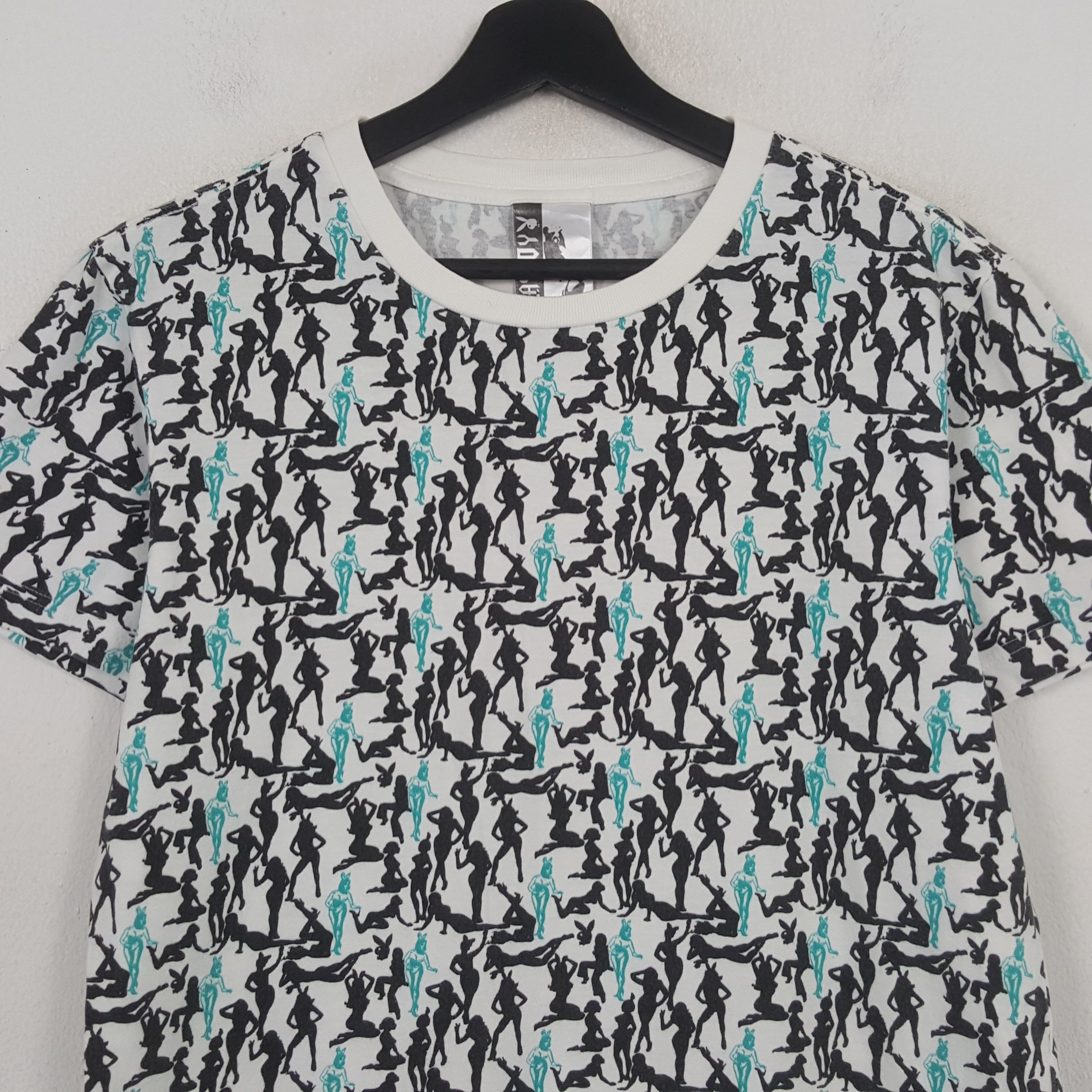Playboy Playboy Fullprint Design Tshirt RR21 Size US M / EU 48-50 / 2 - 2 Thumbnail